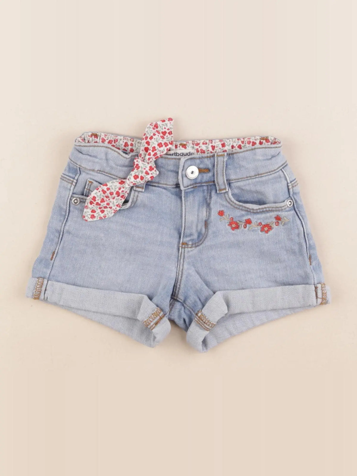 Vertbaudet - short bleu - 3 ans