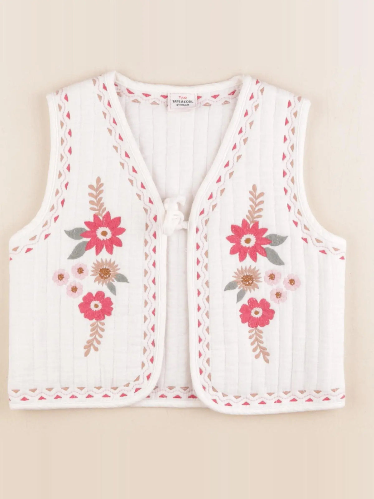 Tape à l'oeil - gilet blanc - 6 ans