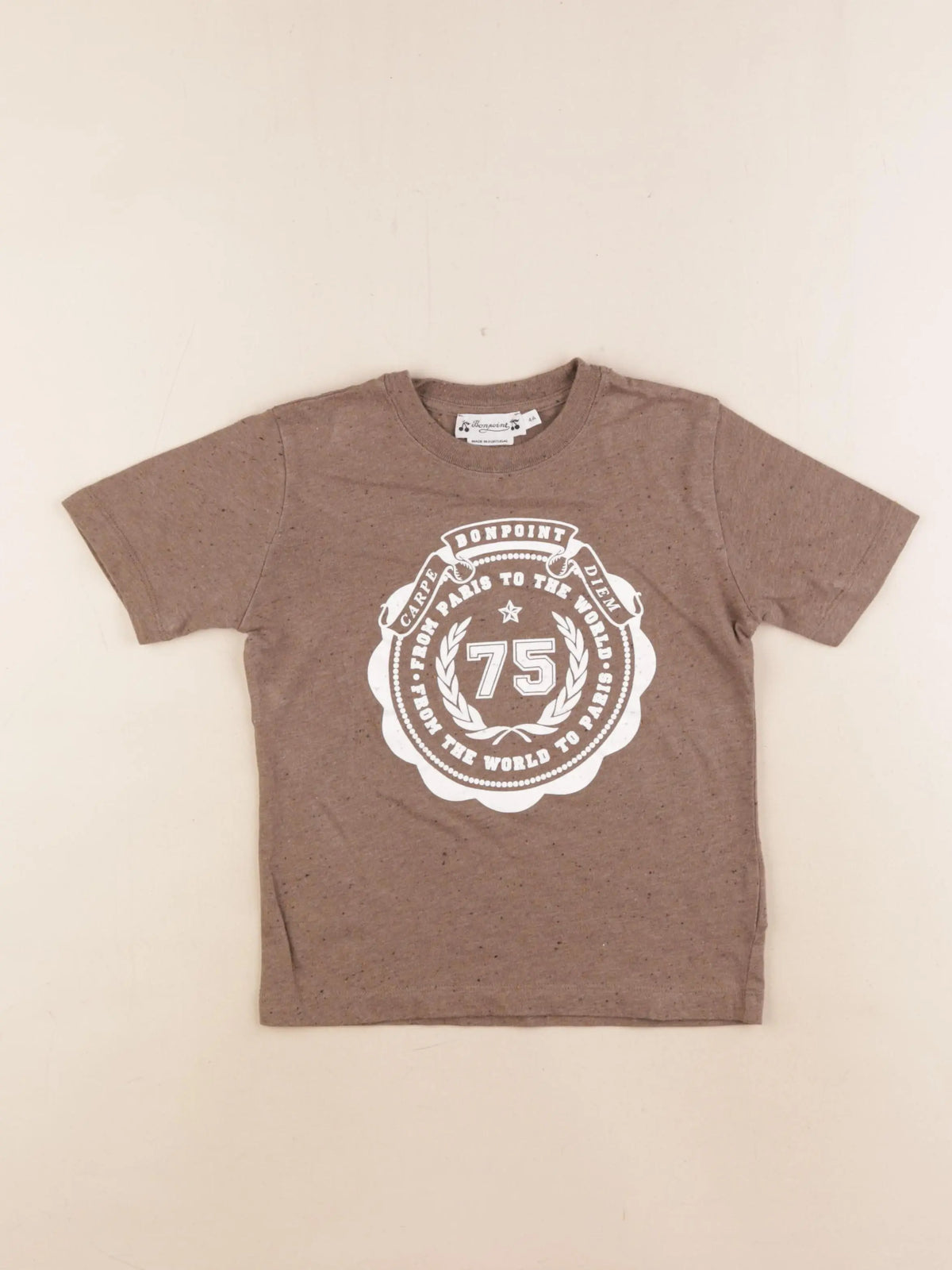 Bonpoint - tee-shirt marron - 4 ans