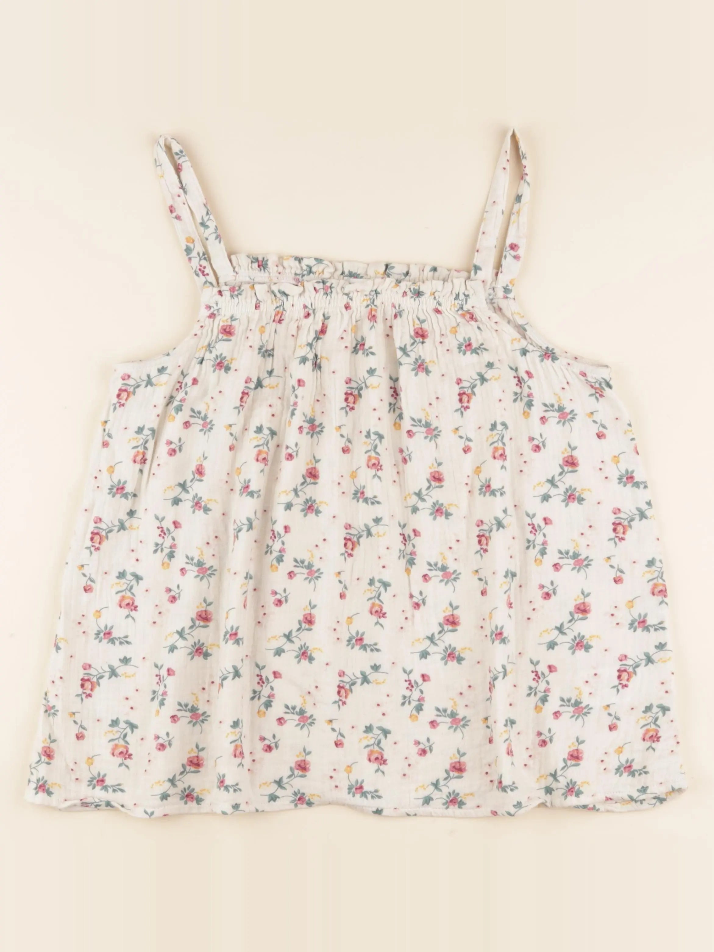 Vertbaudet - blouse beige - 14 ans