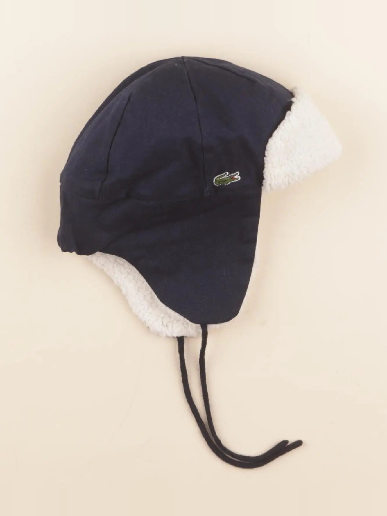 Lacoste - bonnet bleu - 2/5 ans