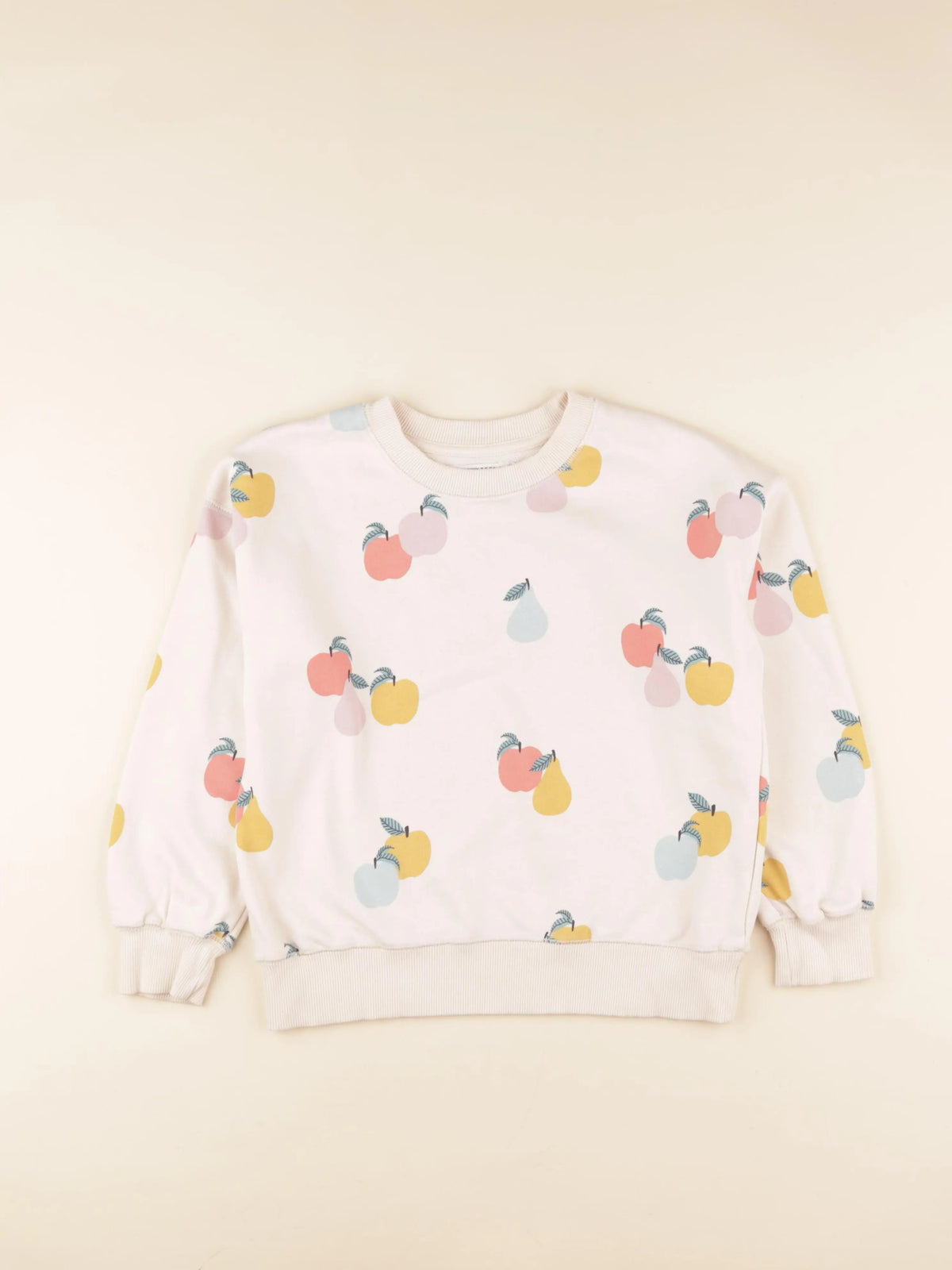Monoprix - sweat beige - 10 ans