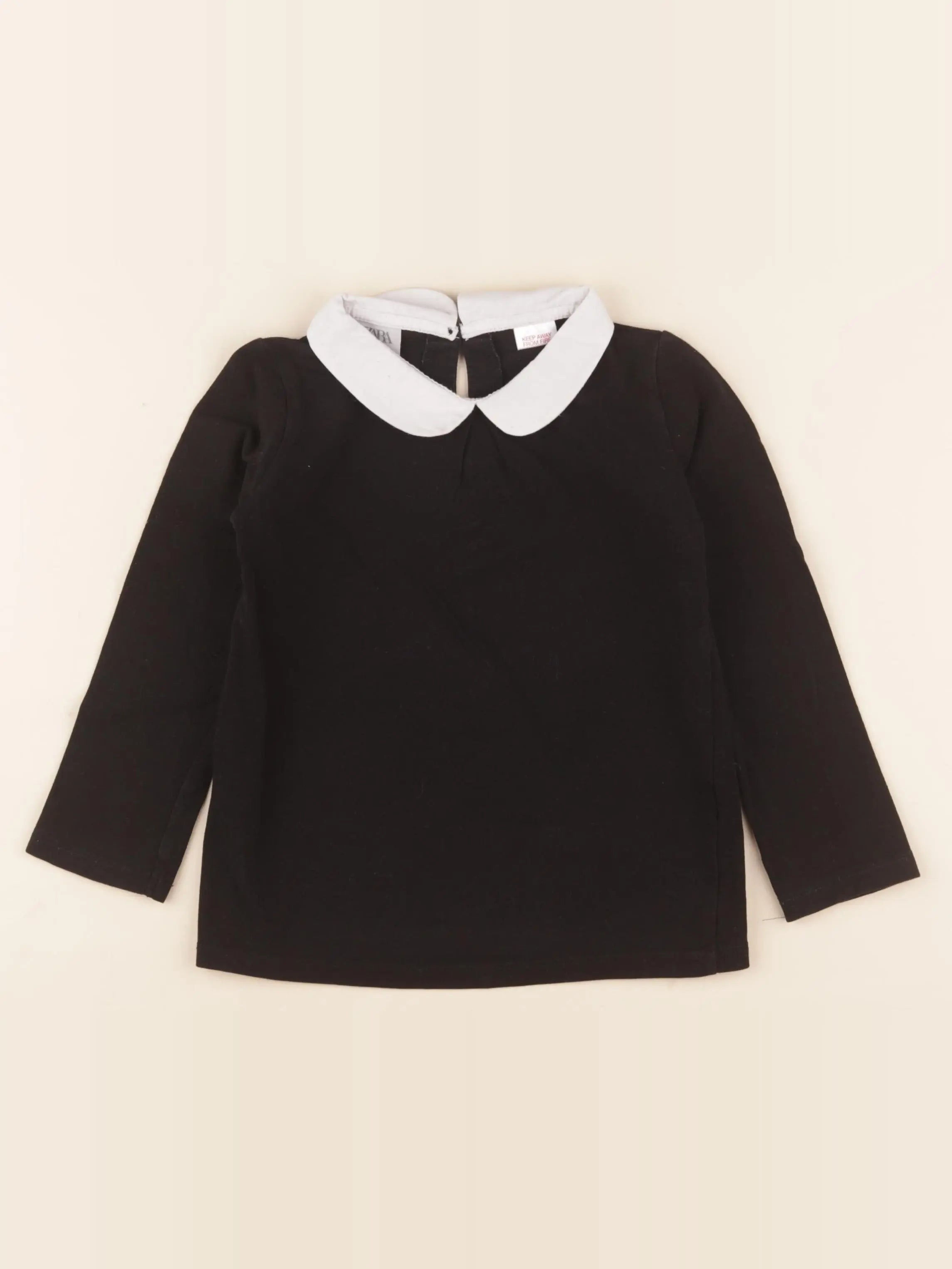 Zara - tee-shirt noir - 4/5 ans