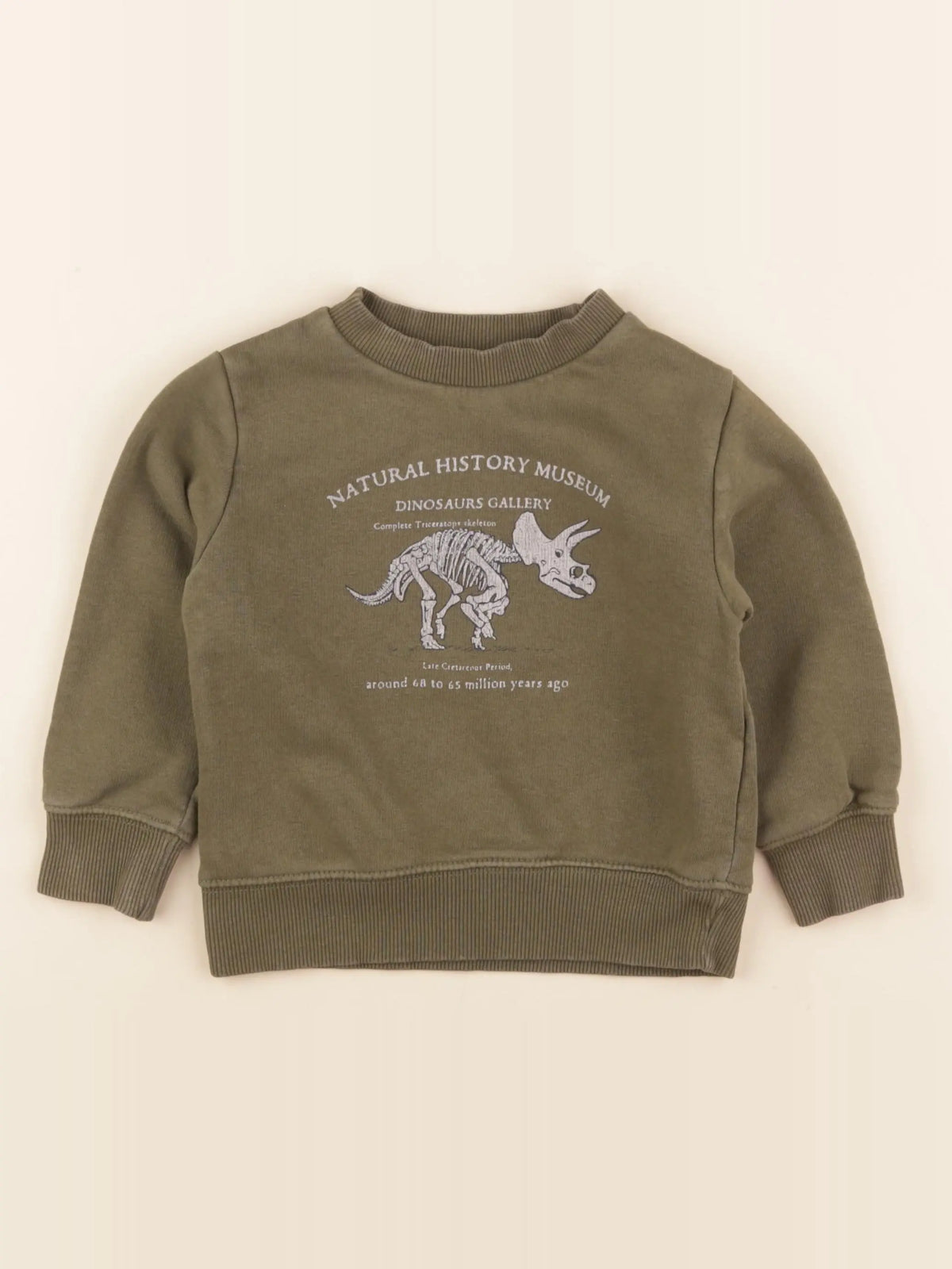 Vertbaudet - sweat vert - 3 ans