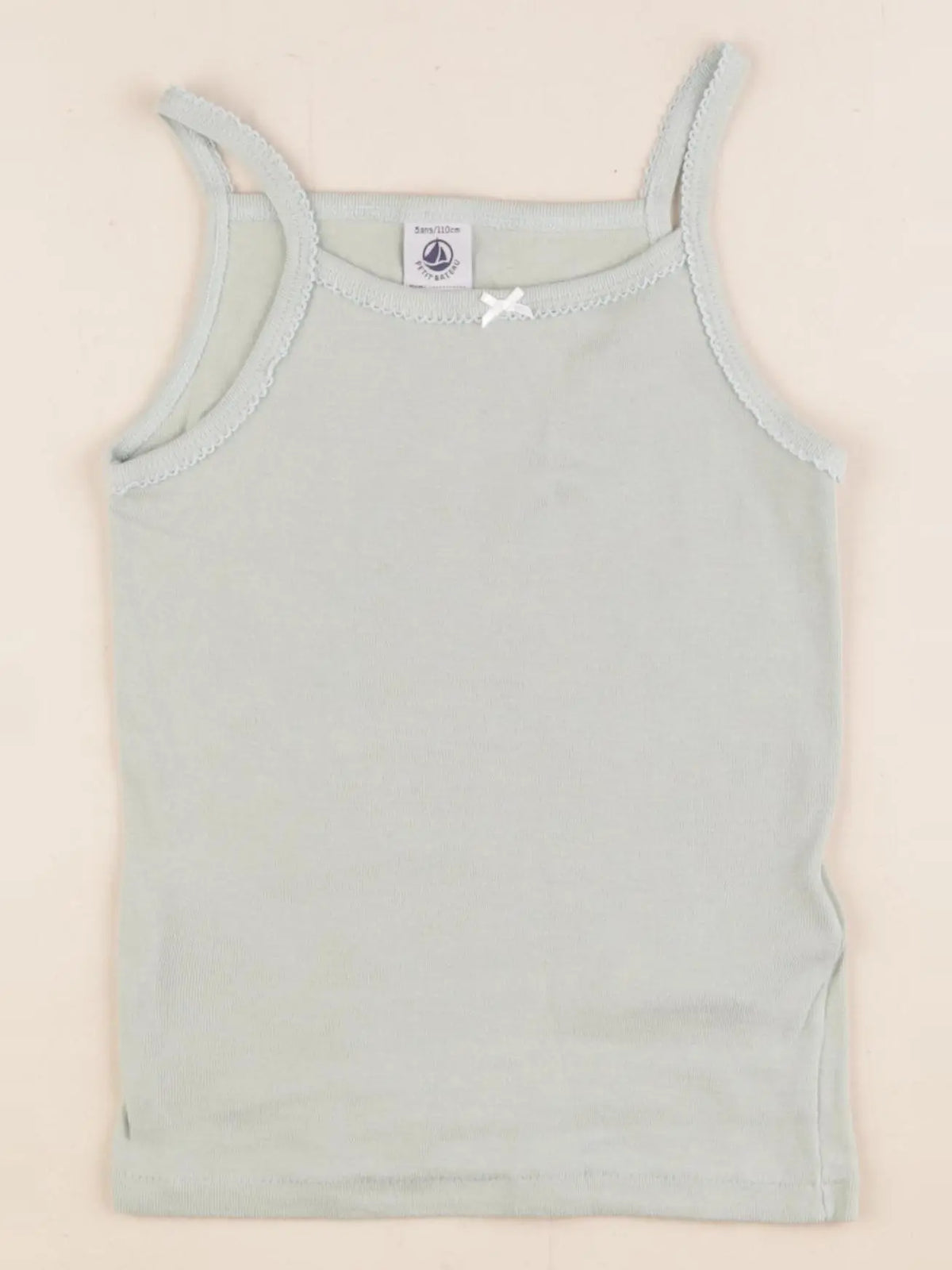 Petit Bateau - maillot de corps vert - 5 ans