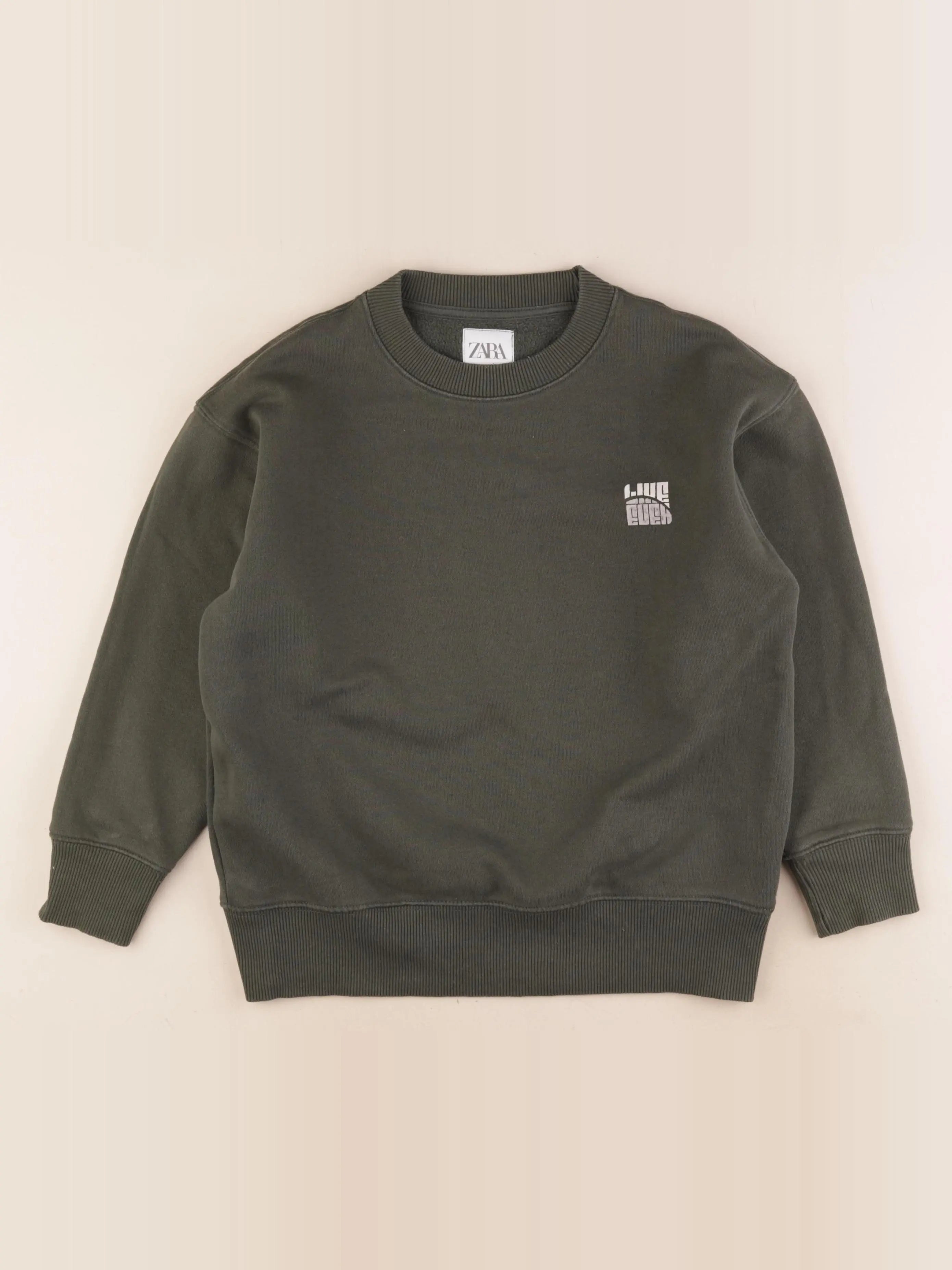 Zara - sweat vert - 9/10 ans