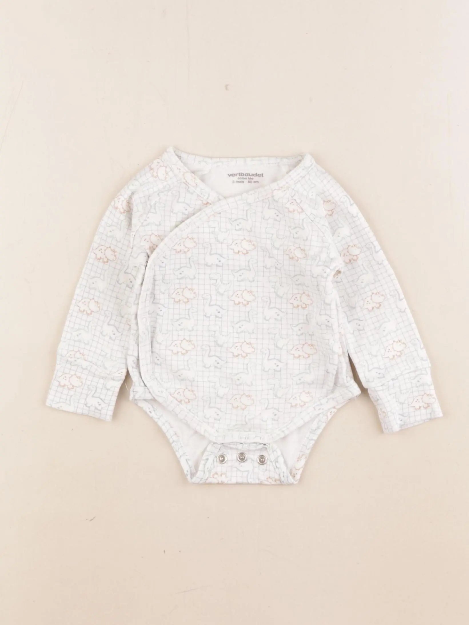Vertbaudet - body multicolore - 3 mois