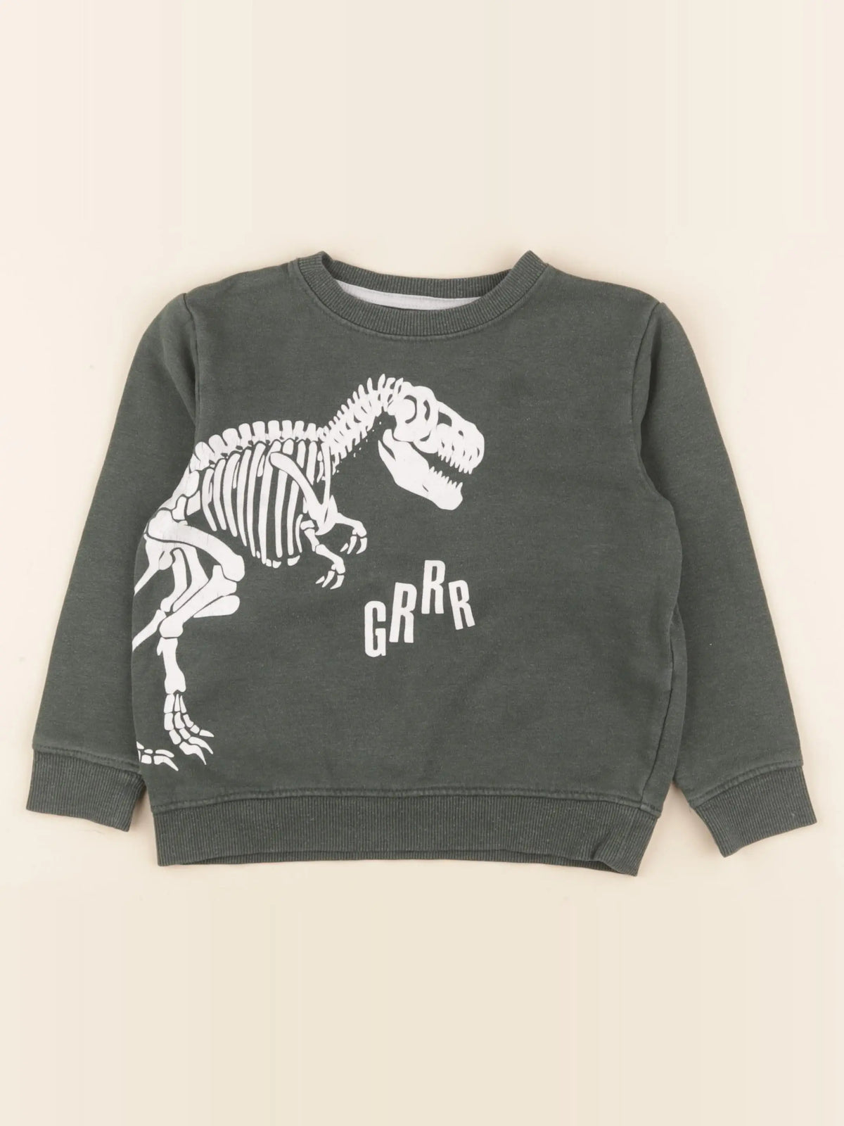 Vertbaudet - sweat vert - 5 ans