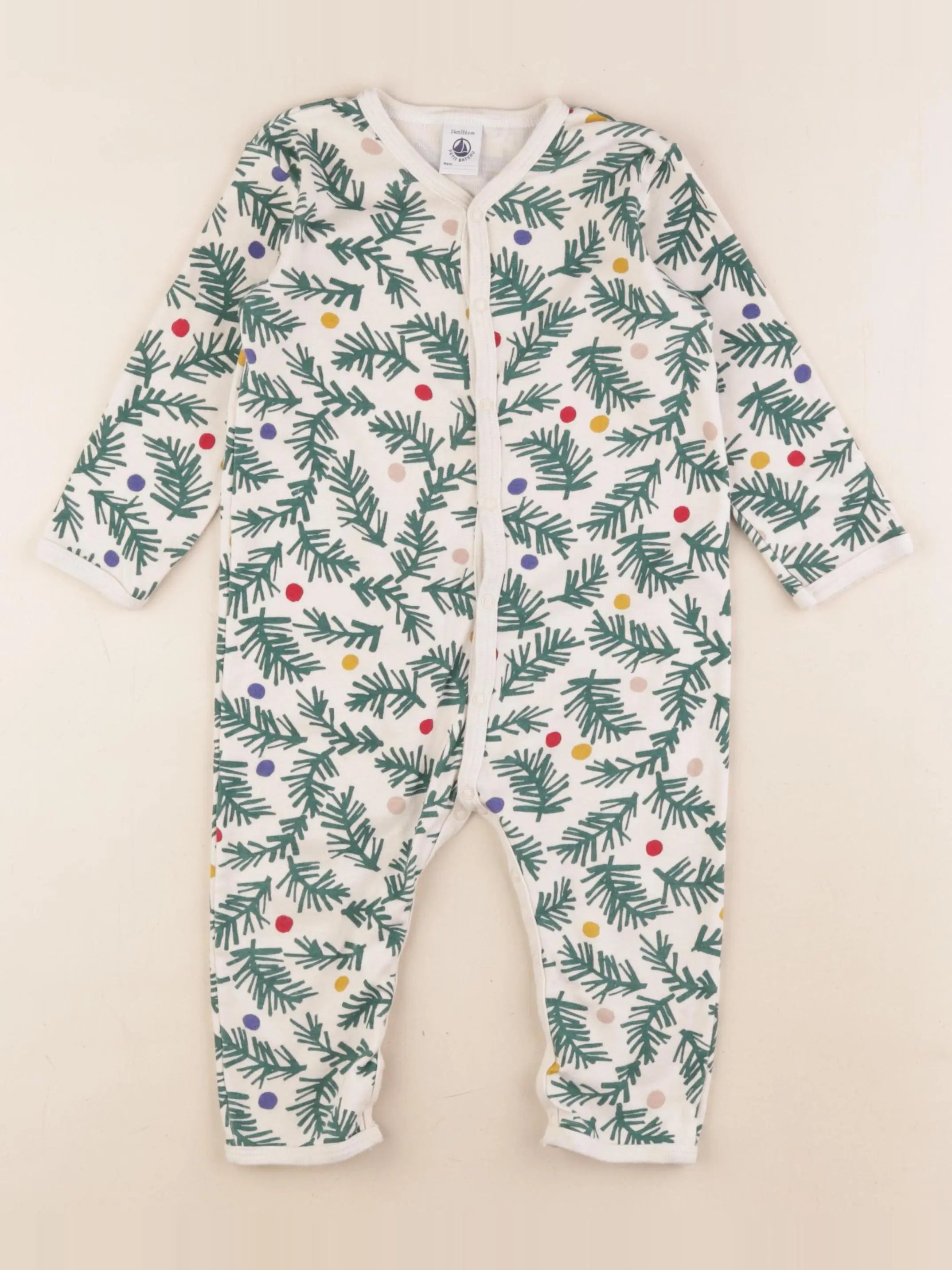Petit Bateau - pyjama coton multicolore - 24 mois