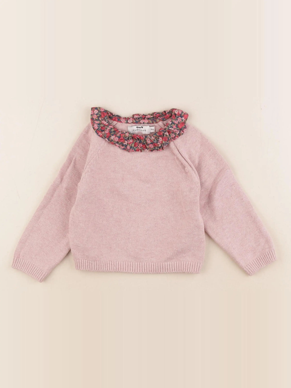 Cyrillus - pull rose - 18 mois