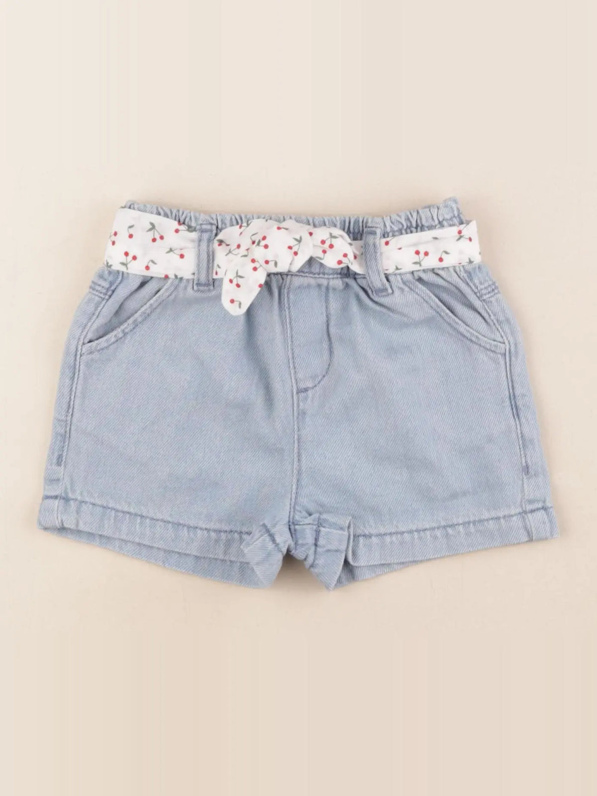 Vertbaudet - short bleu - 18 mois