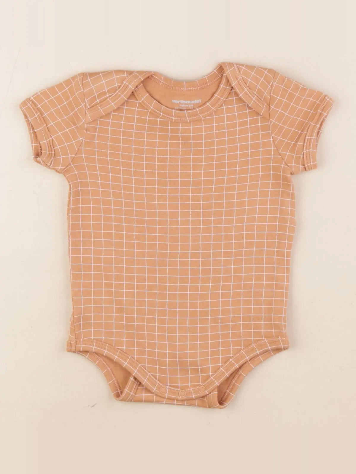 Vertbaudet - body marron - 12 mois