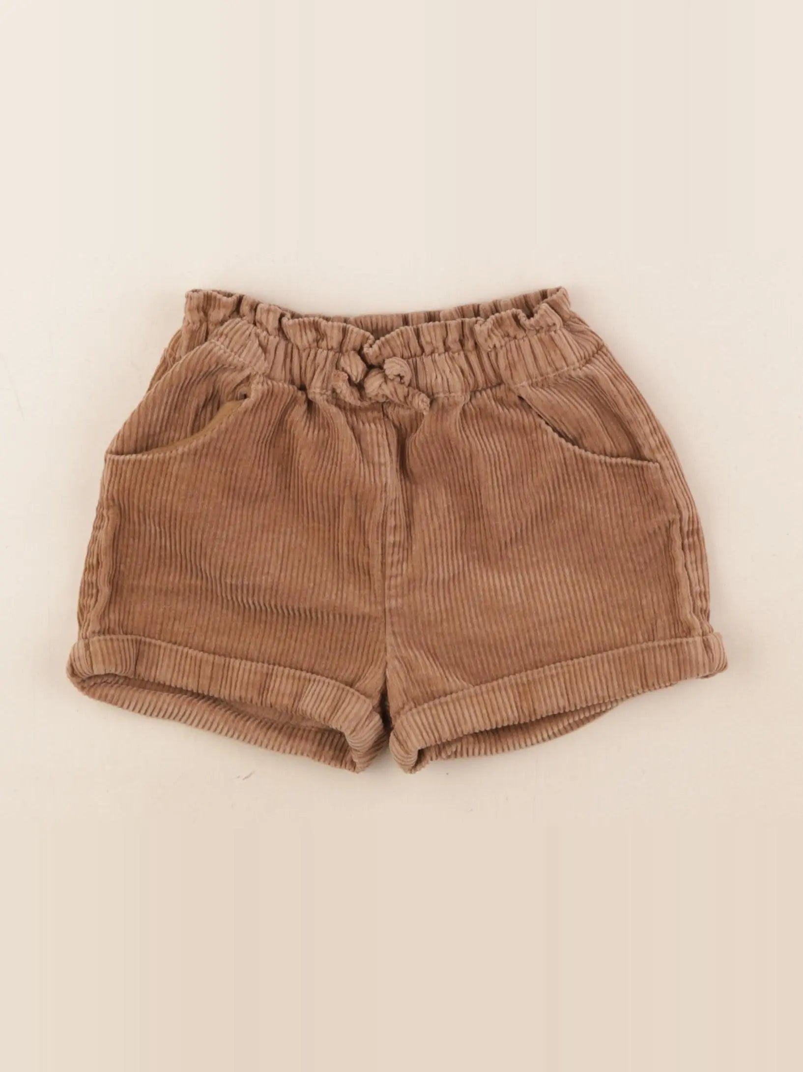 Vertbaudet - short marron - 3 ans