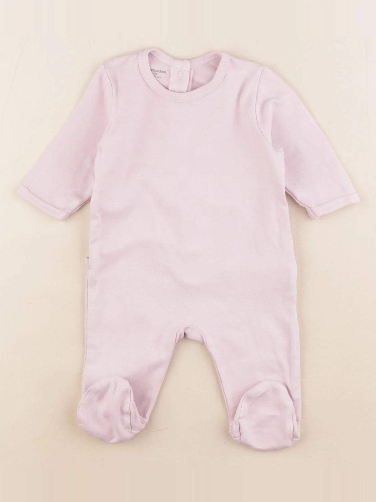 Vertbaudet - pyjama coton violet - 3 mois