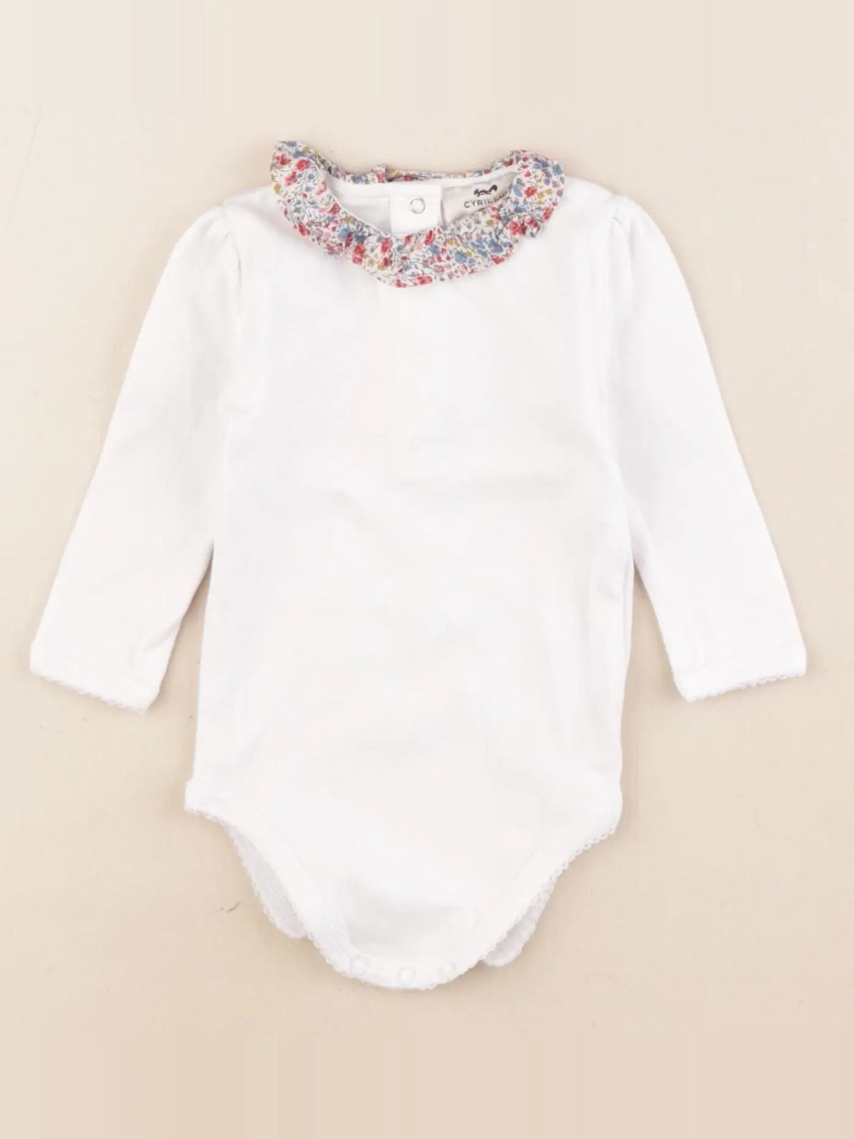 Cyrillus - body liberty blanc - 6 mois