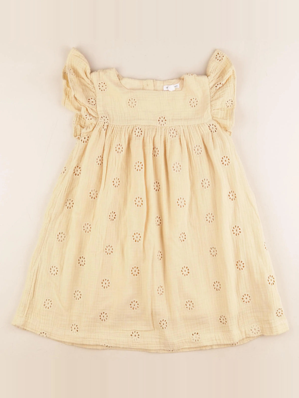 Vertbaudet - robe jaune - 6 ans