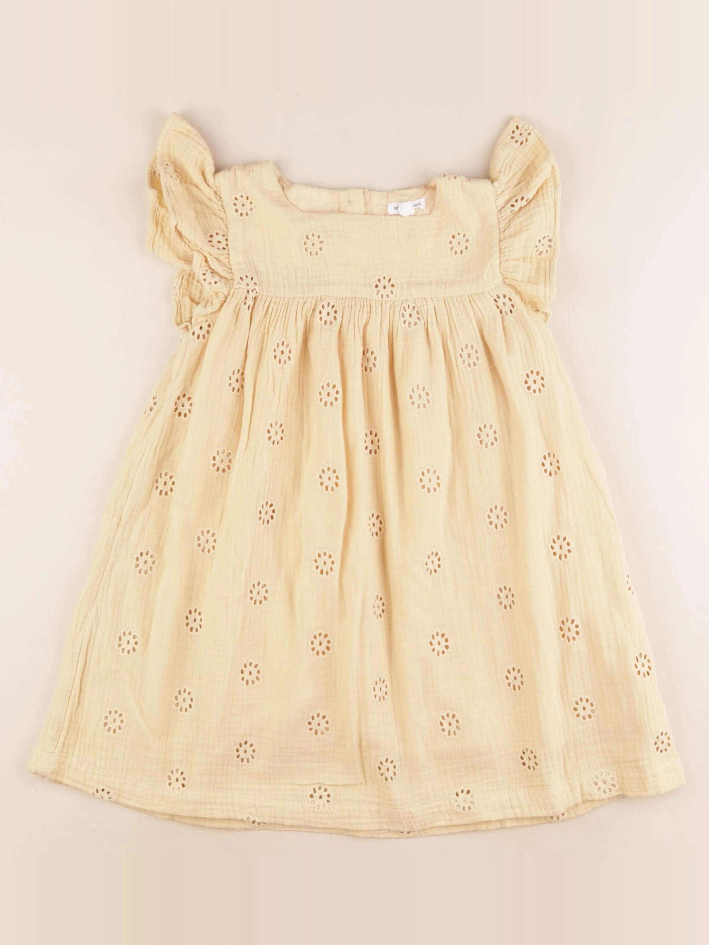 Vertbaudet - robe jaune - 6 ans