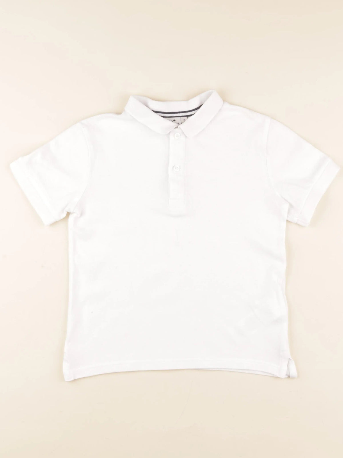 Cyrillus - polo blanc - 8 ans