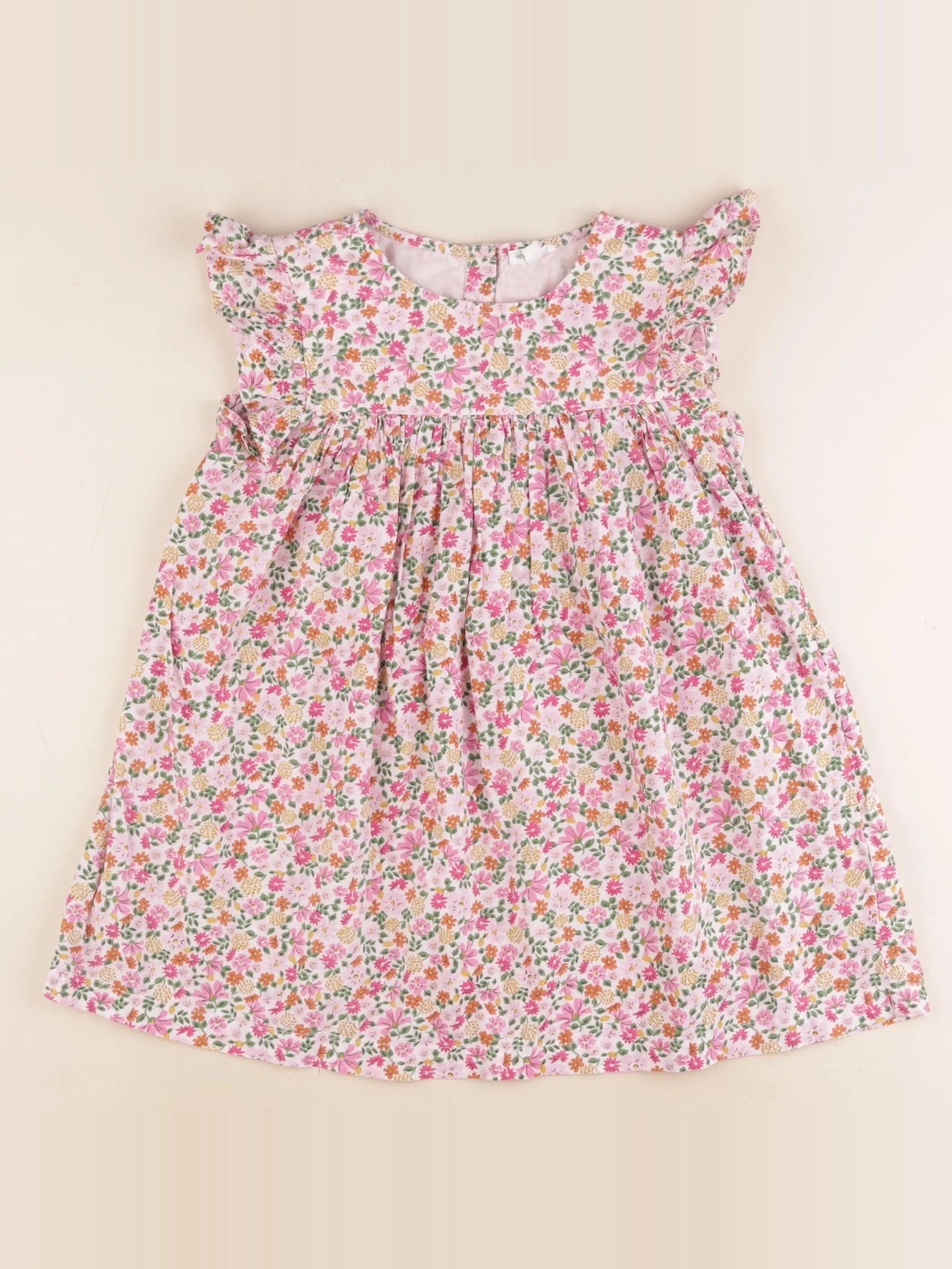 Vertbaudet - robe multicolore - 5 ans
