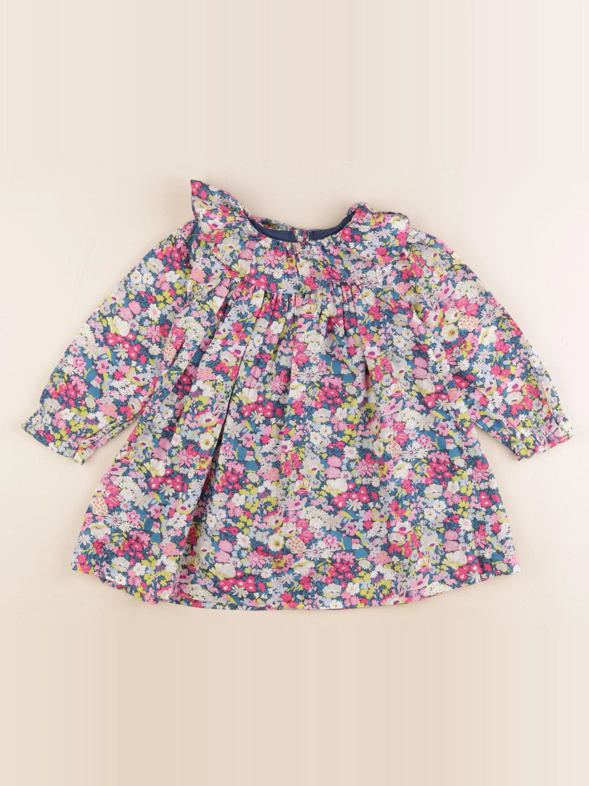 Jacadi - robe liberty multicolore - 2 ans