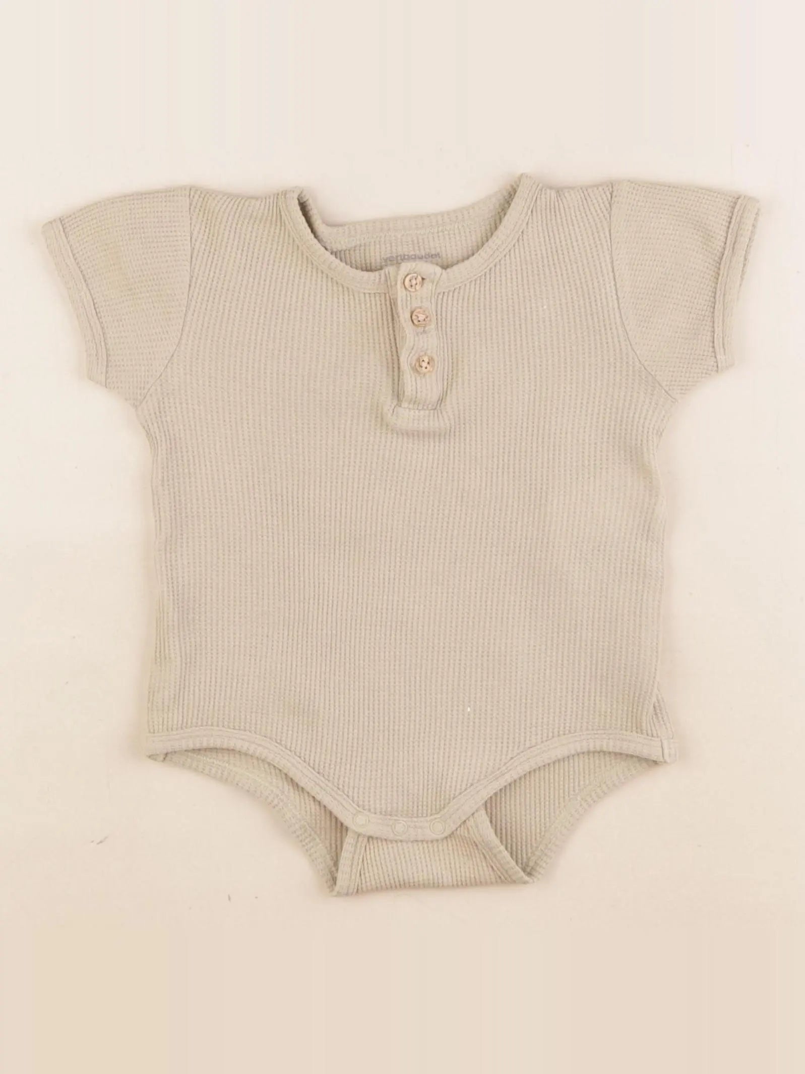 Vertbaudet - body beige - 18 mois