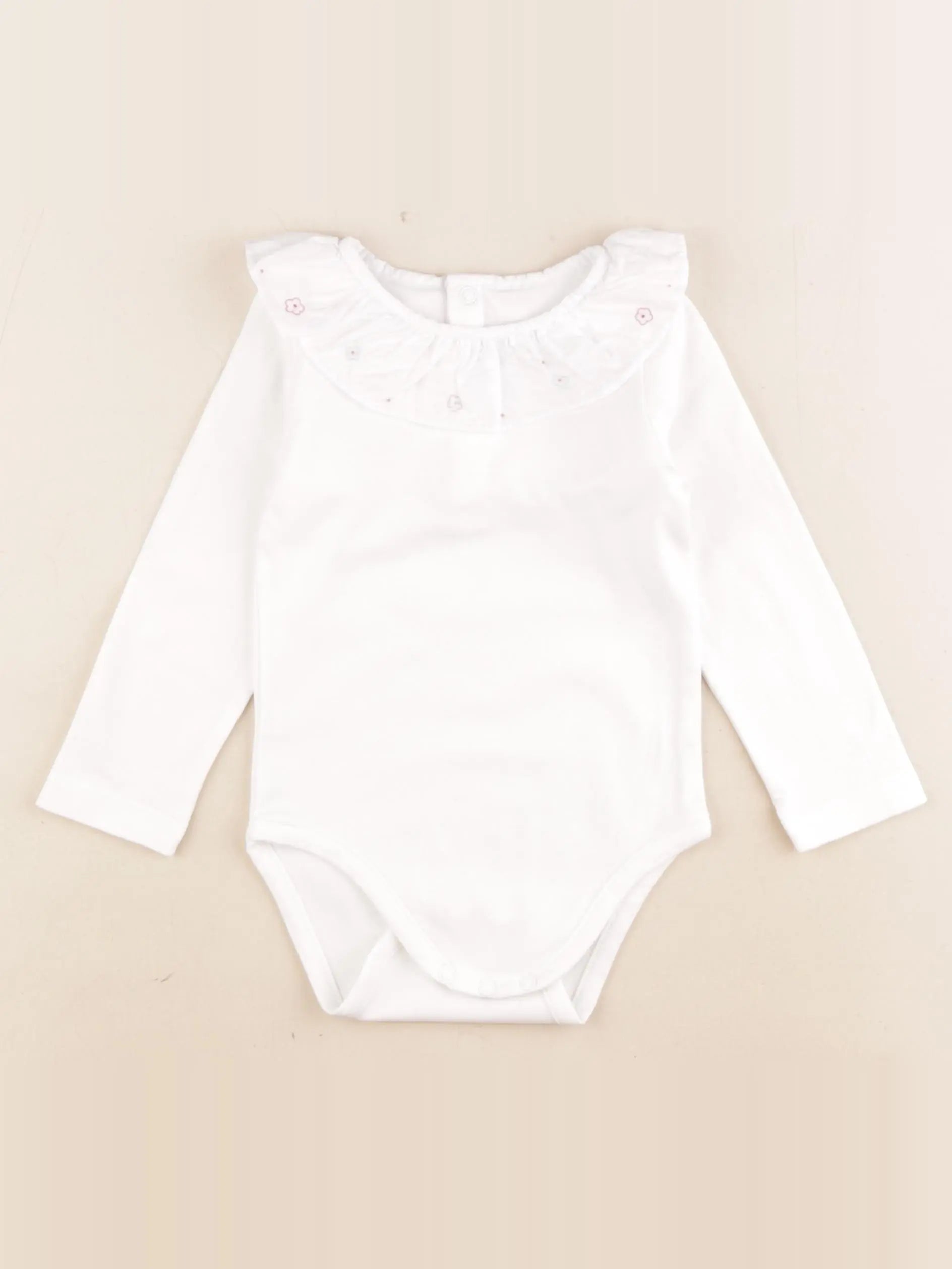 Jacadi - body à col blanc - 2 ans