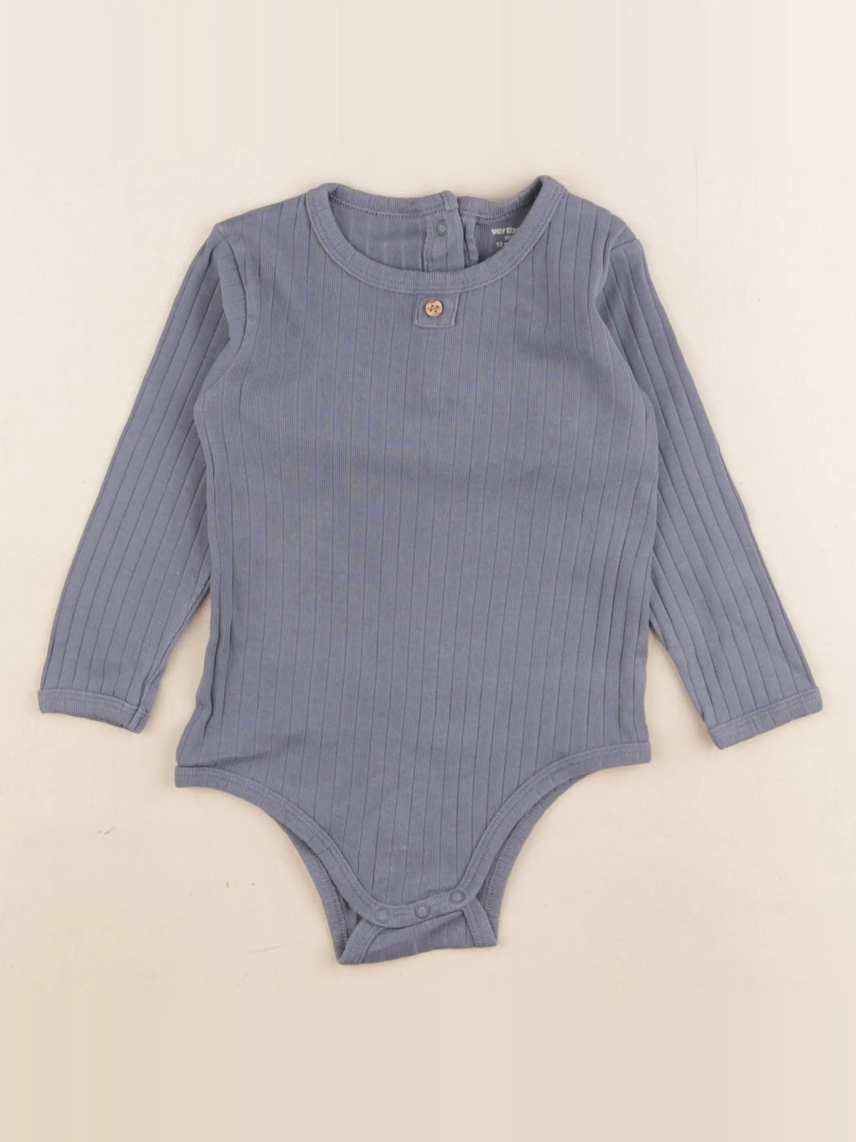 Vertbaudet - body bleu - 18 mois