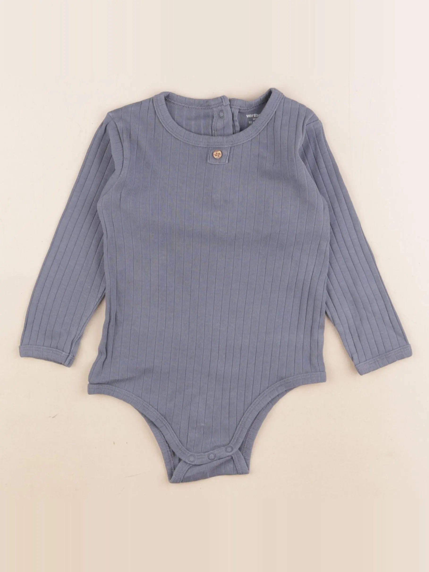 Vertbaudet - body bleu - 18 mois