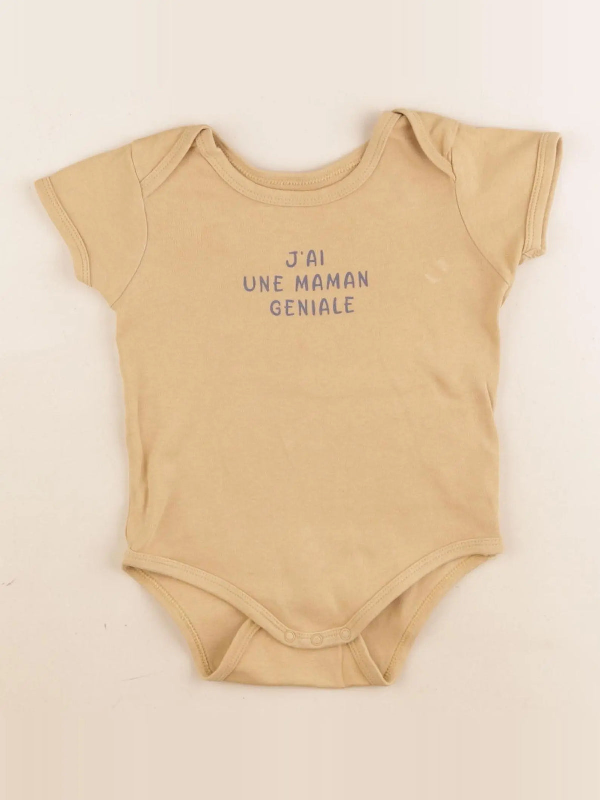 Vertbaudet - body marron - 18 mois