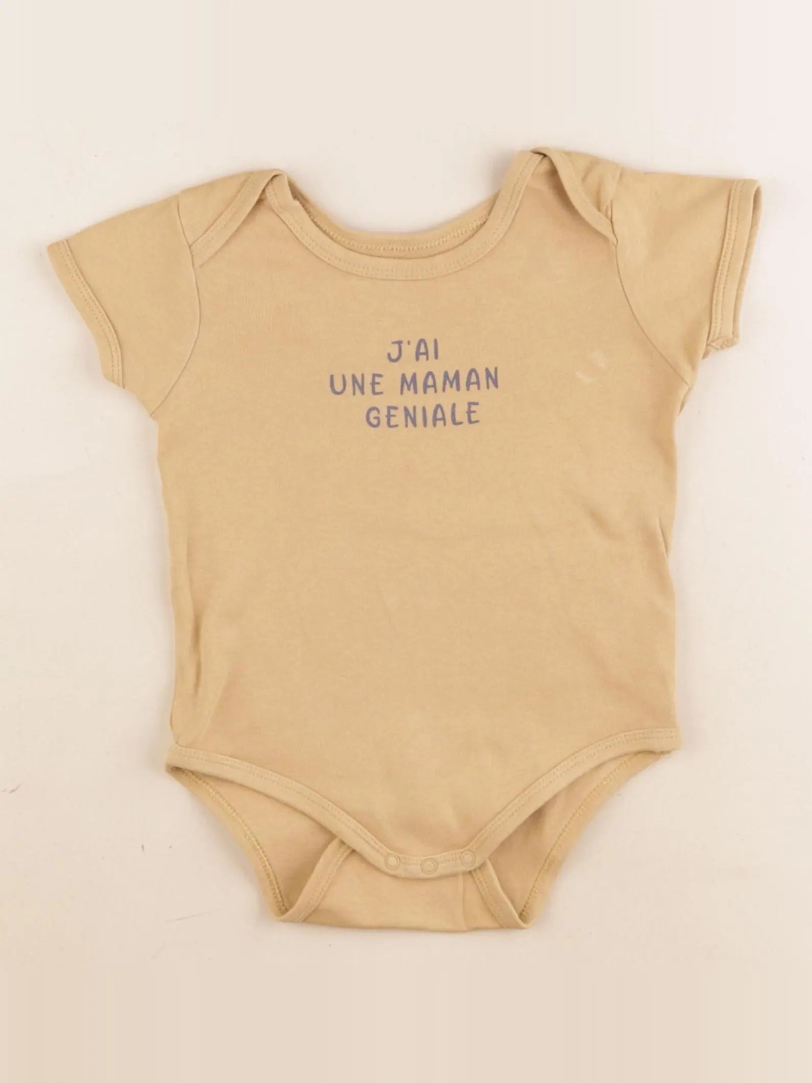 Vertbaudet - body marron - 18 mois