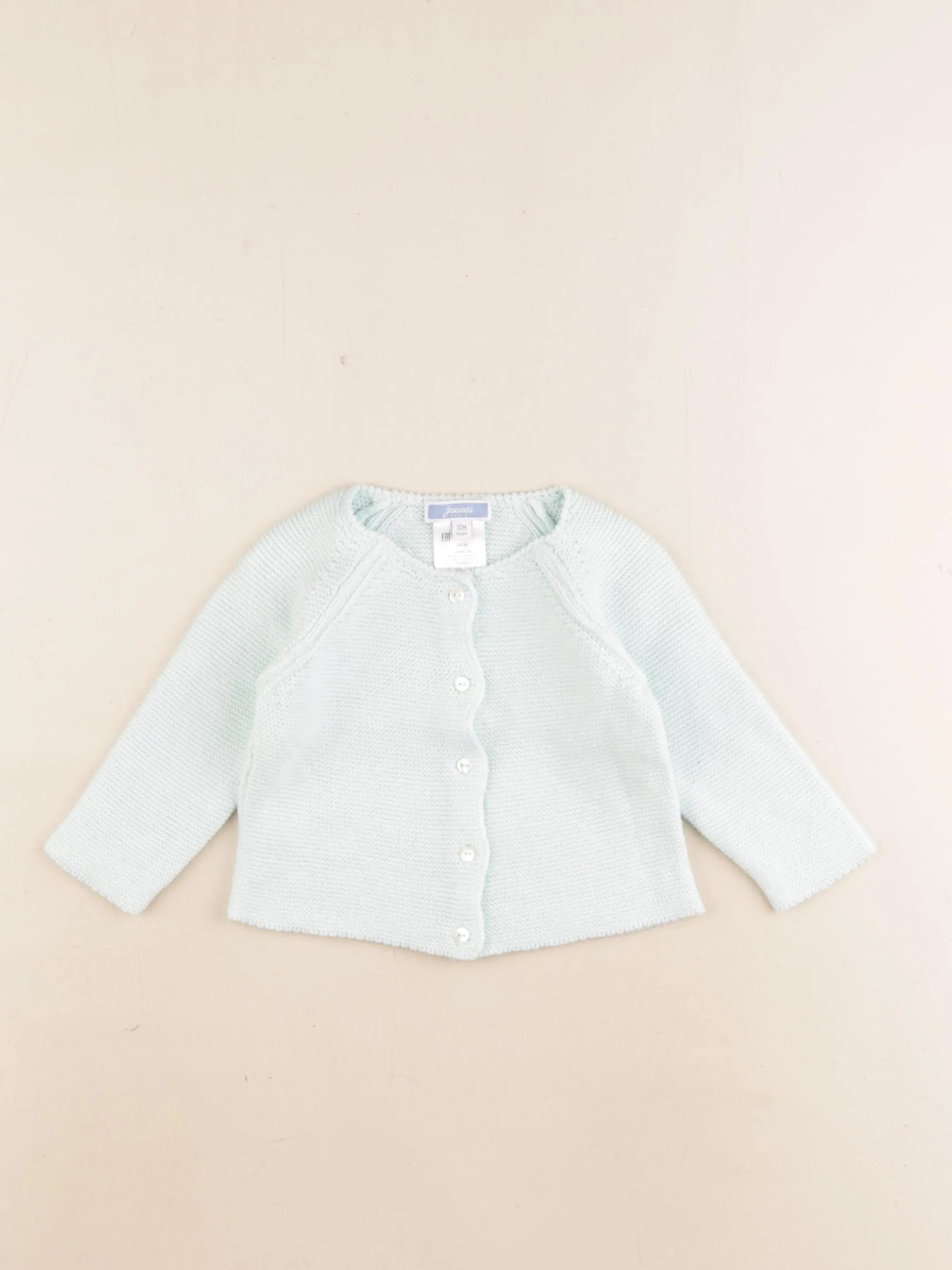 Jacadi - gilet bleu - 12 mois