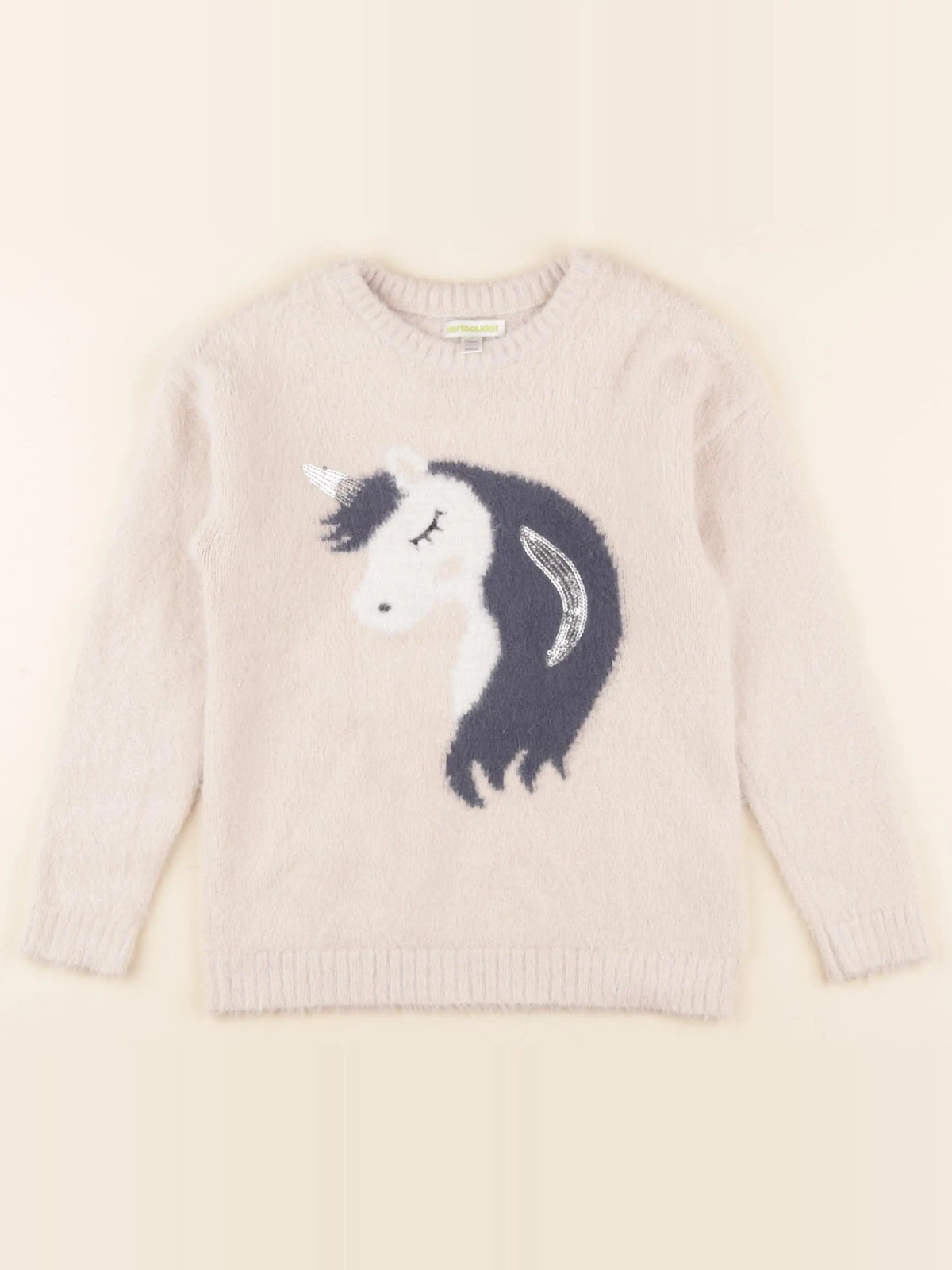 Vertbaudet - pull rose - 6 ans