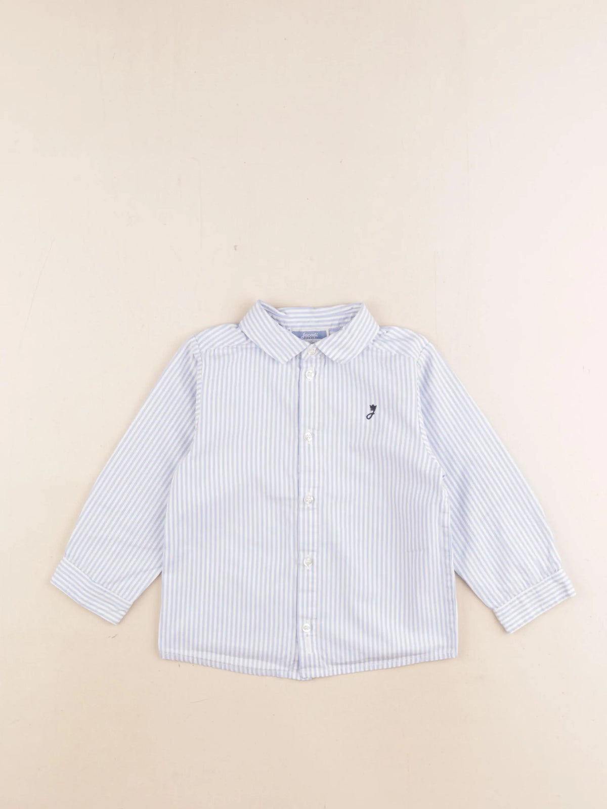 Jacadi - chemise blanc, bleu - 2 ans