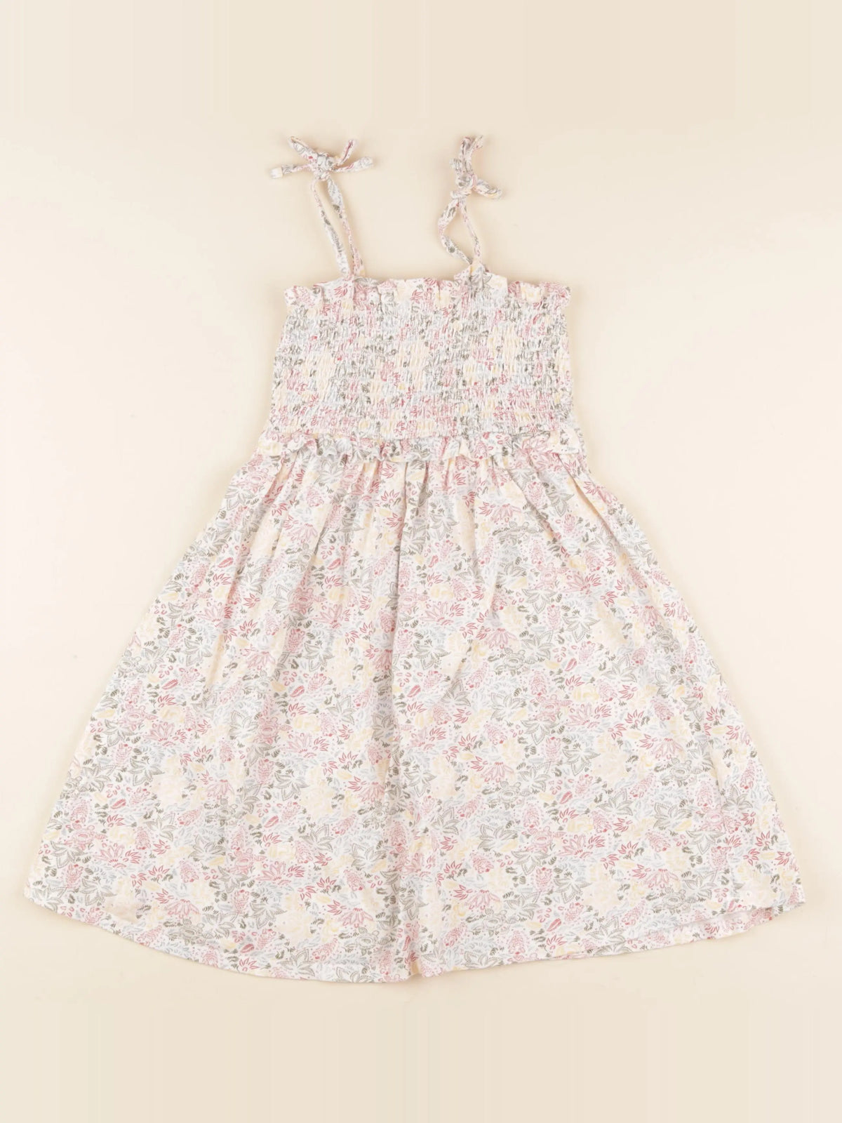 Vertbaudet - robe multicolore - 8 ans
