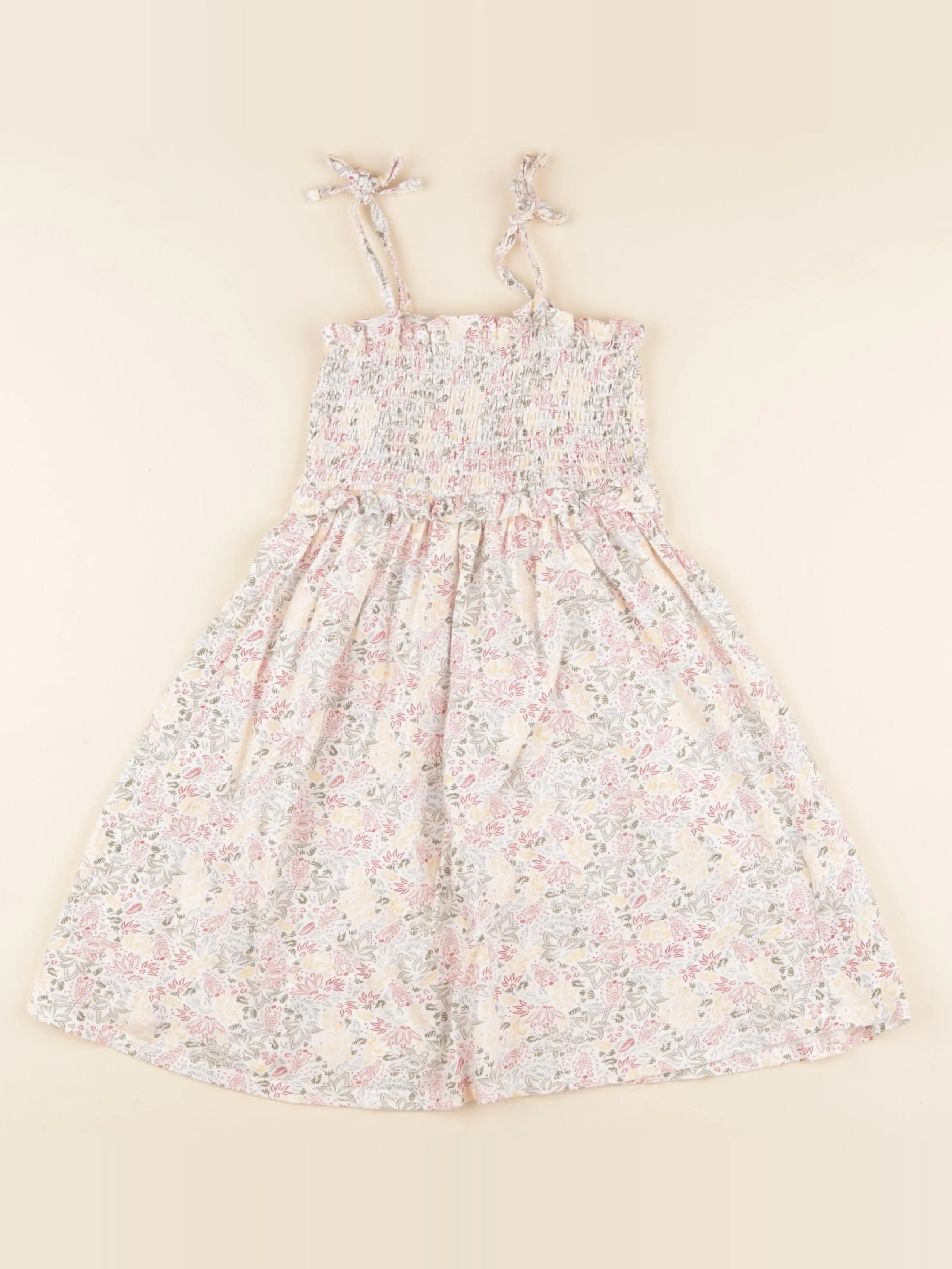 Vertbaudet - robe multicolore - 8 ans