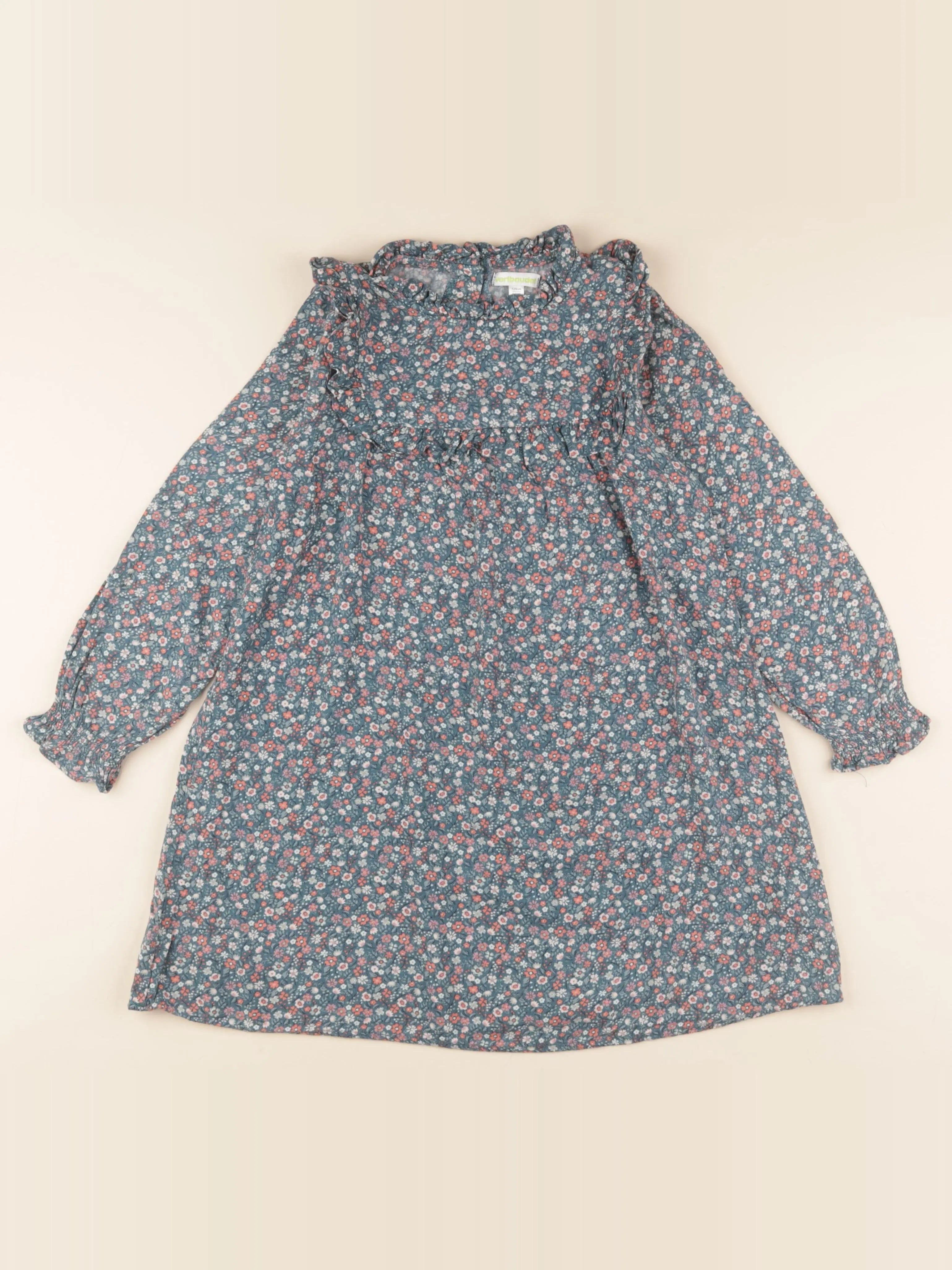 Vertbaudet - robe multicolore - 8 ans