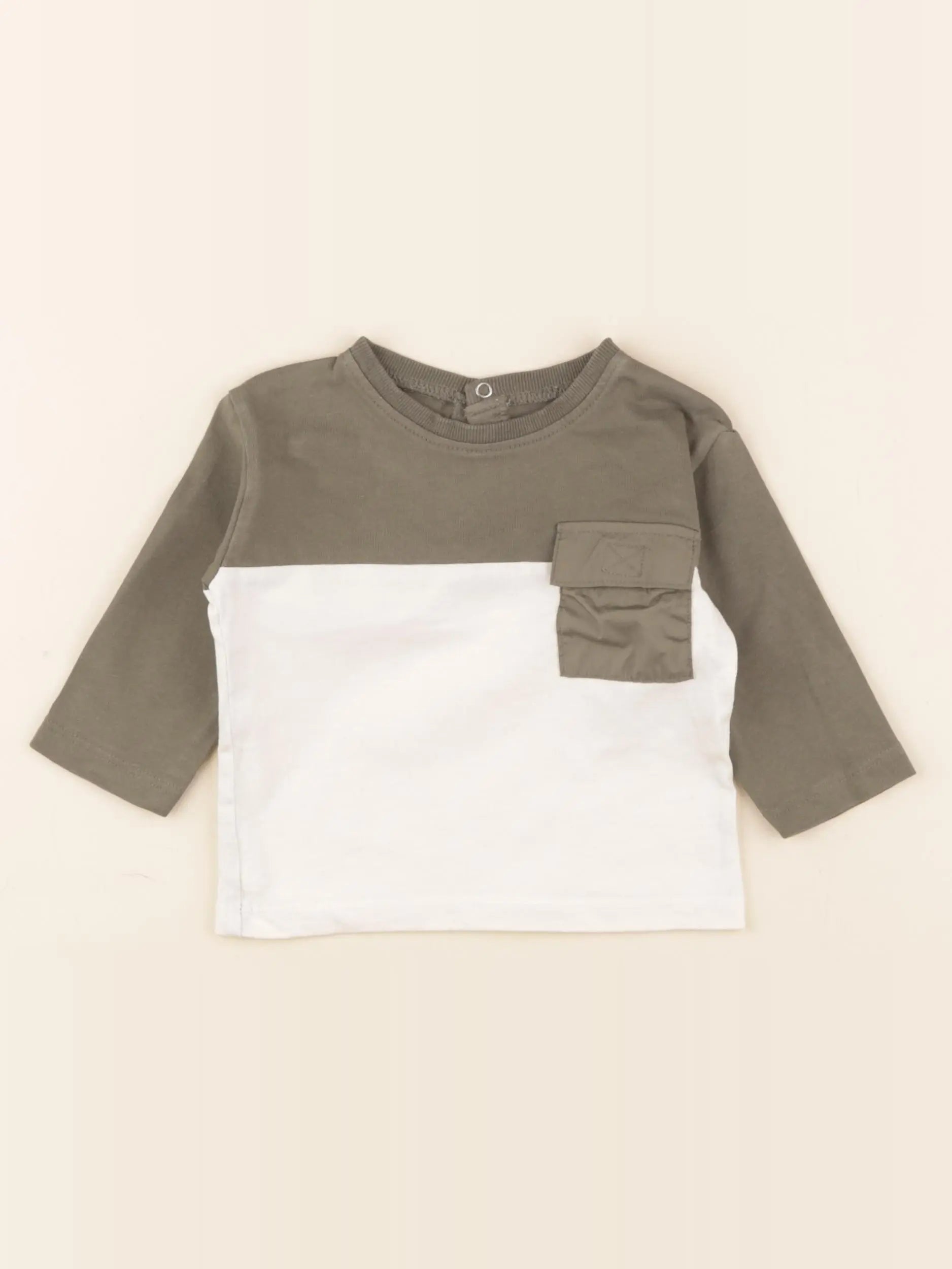 Vertbaudet - tee-shirt multicolore - 6 mois