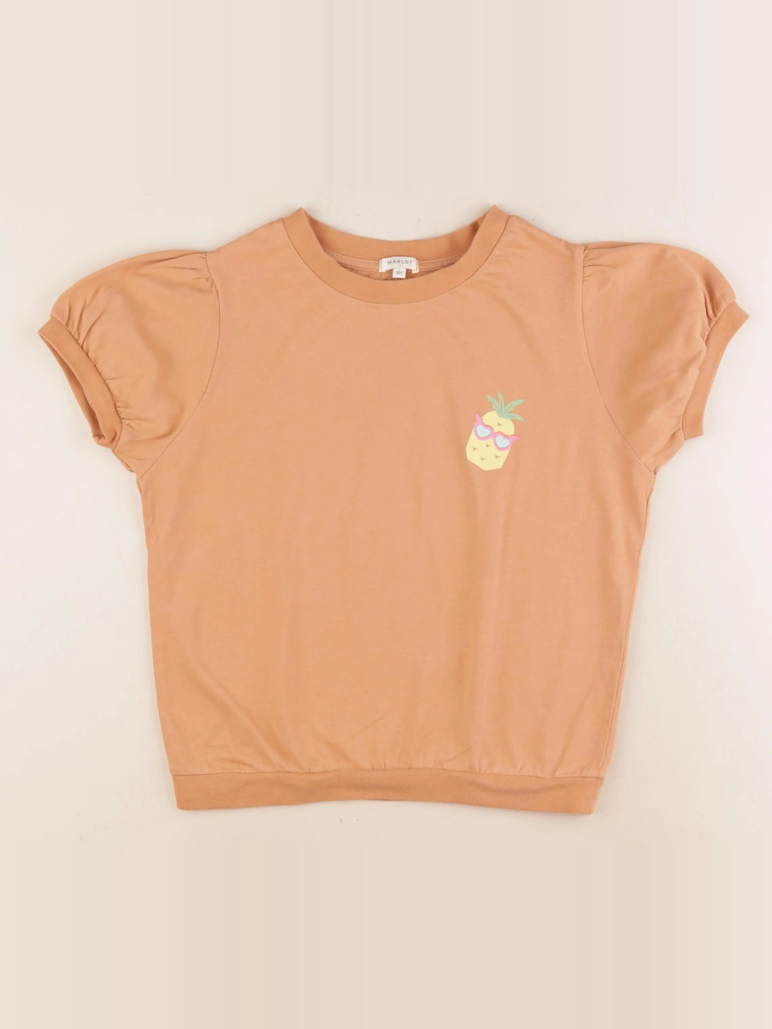 Marlot Paris - tee-shirt orange - 10 ans