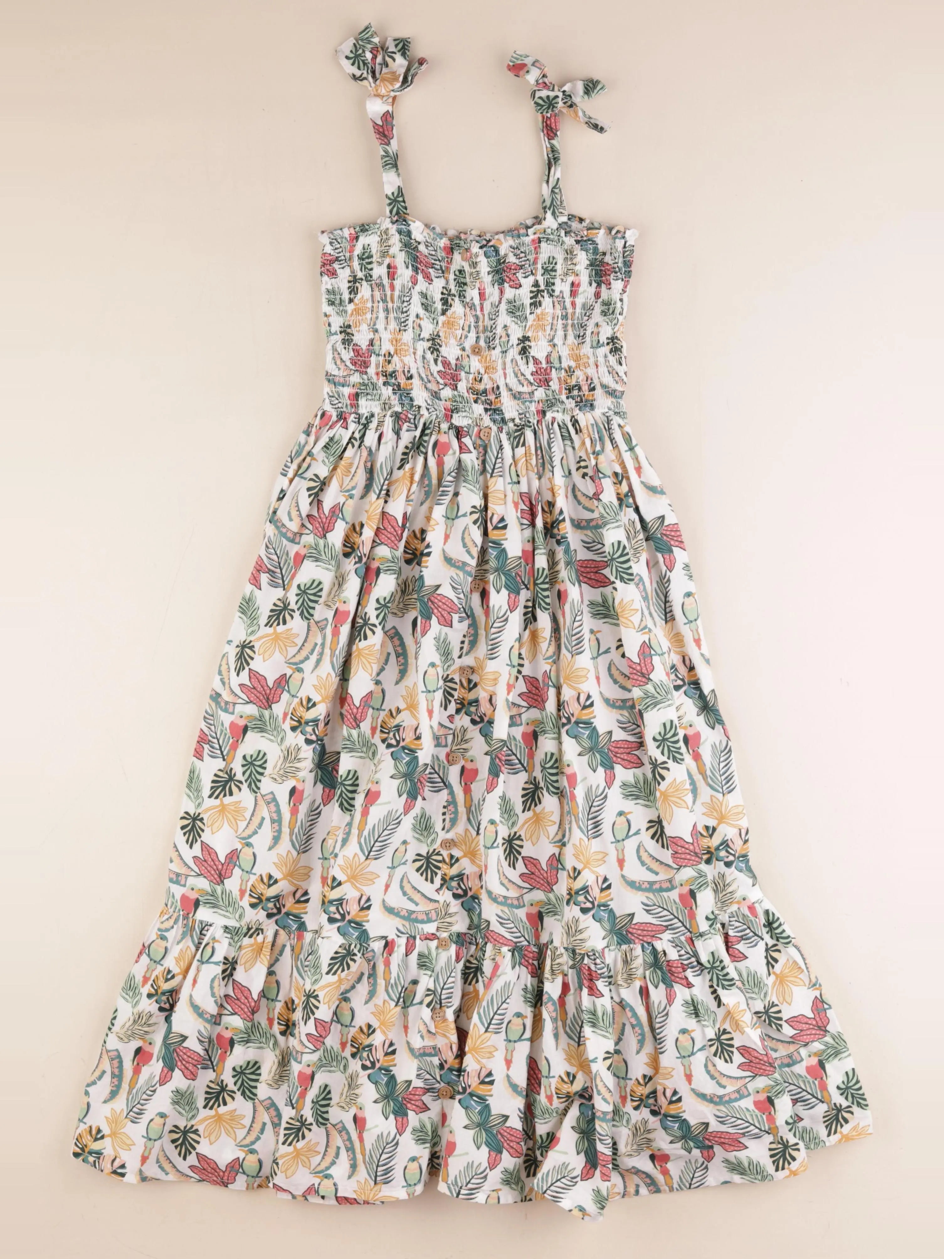 Vertbaudet - robe multicolore - 8 ans
