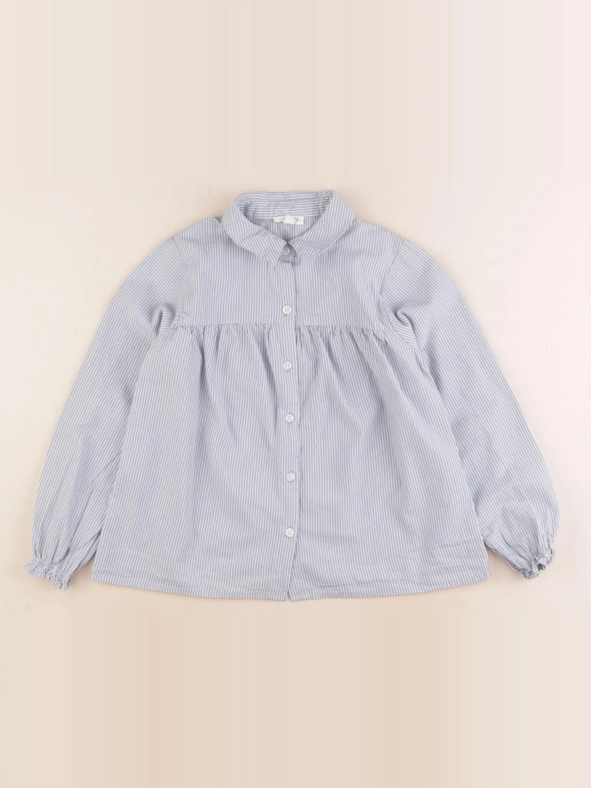 Vertbaudet - blouse bleu - 8 ans