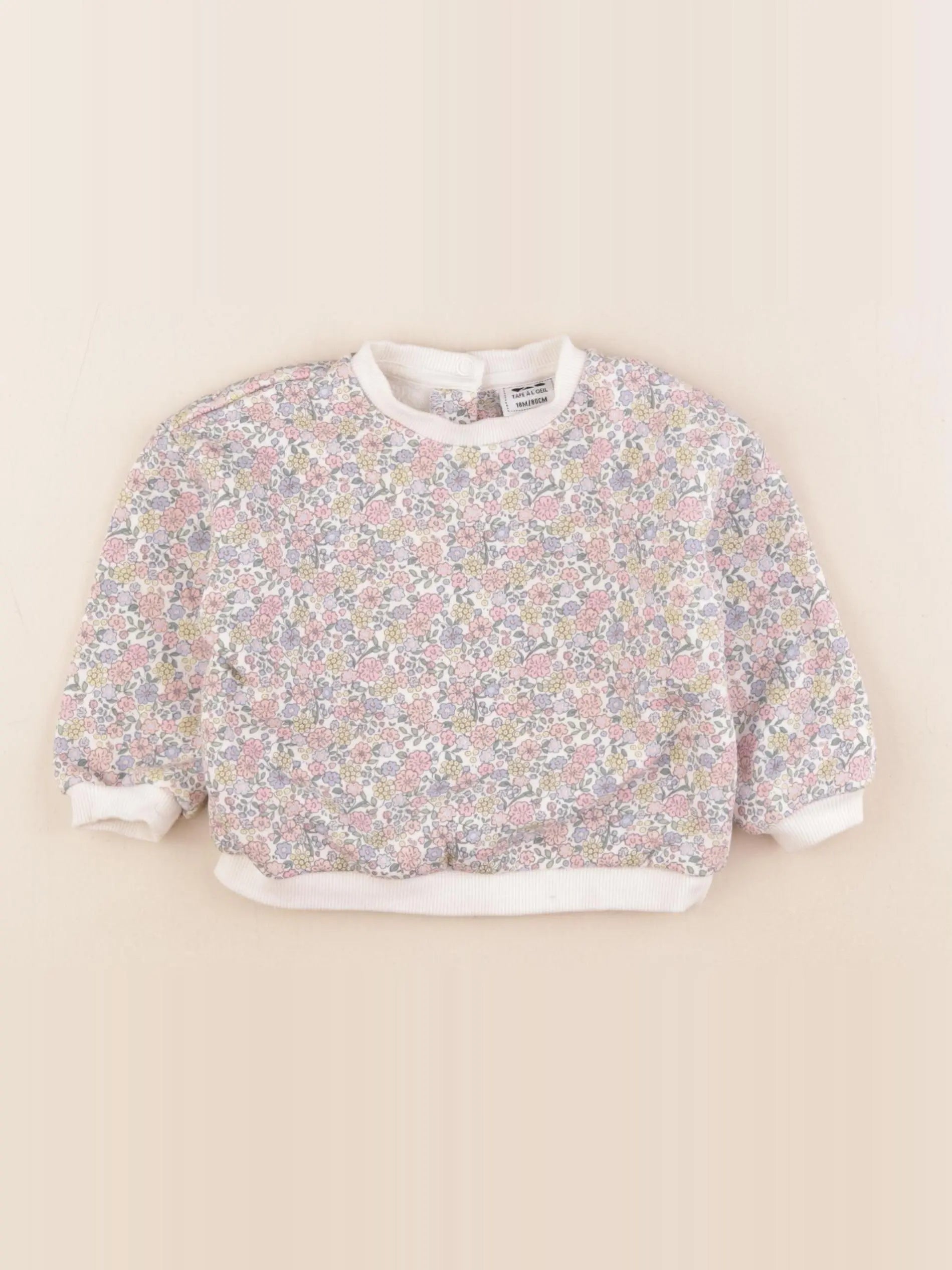 Tape à l'oeil - sweat multicolore - 18 mois