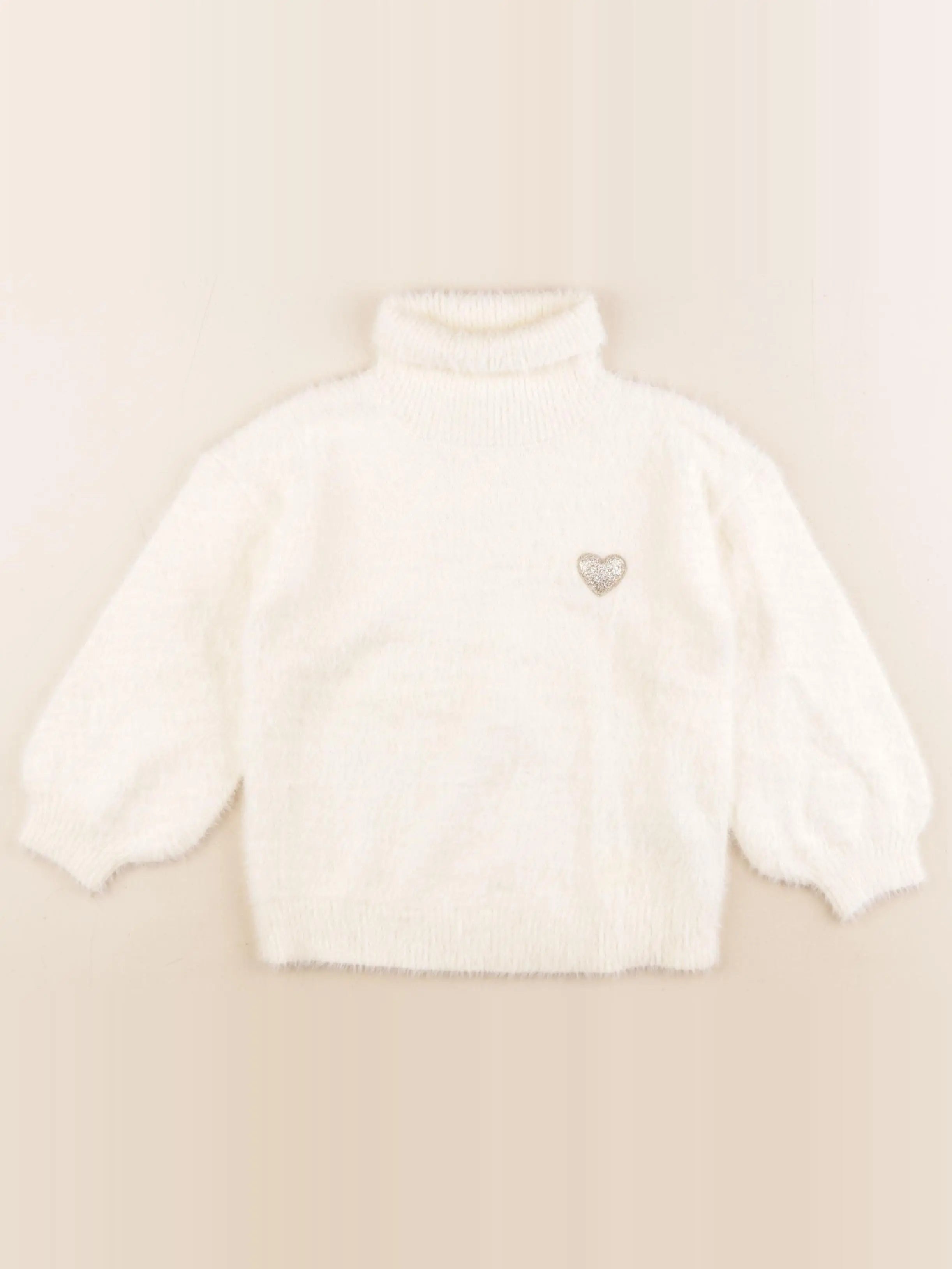 Vertbaudet - pull blanc - 5 ans