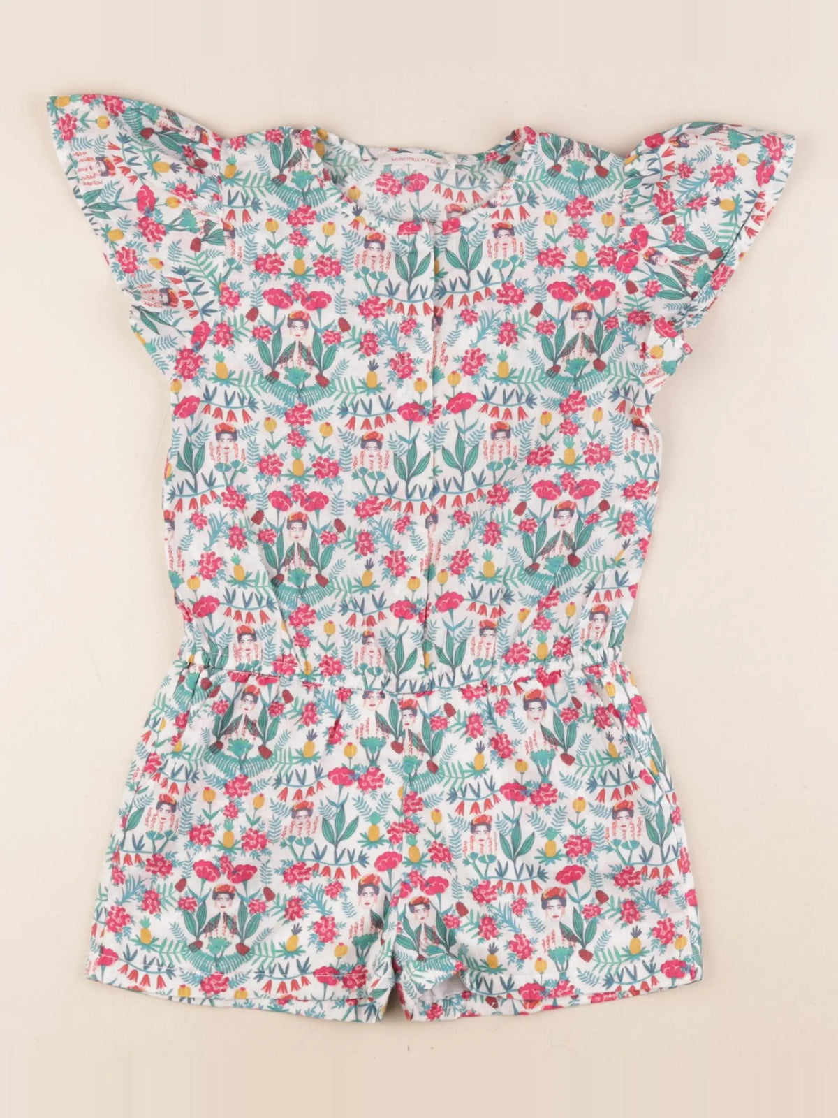 Monoprix - combinaison multicolore - 4 ans