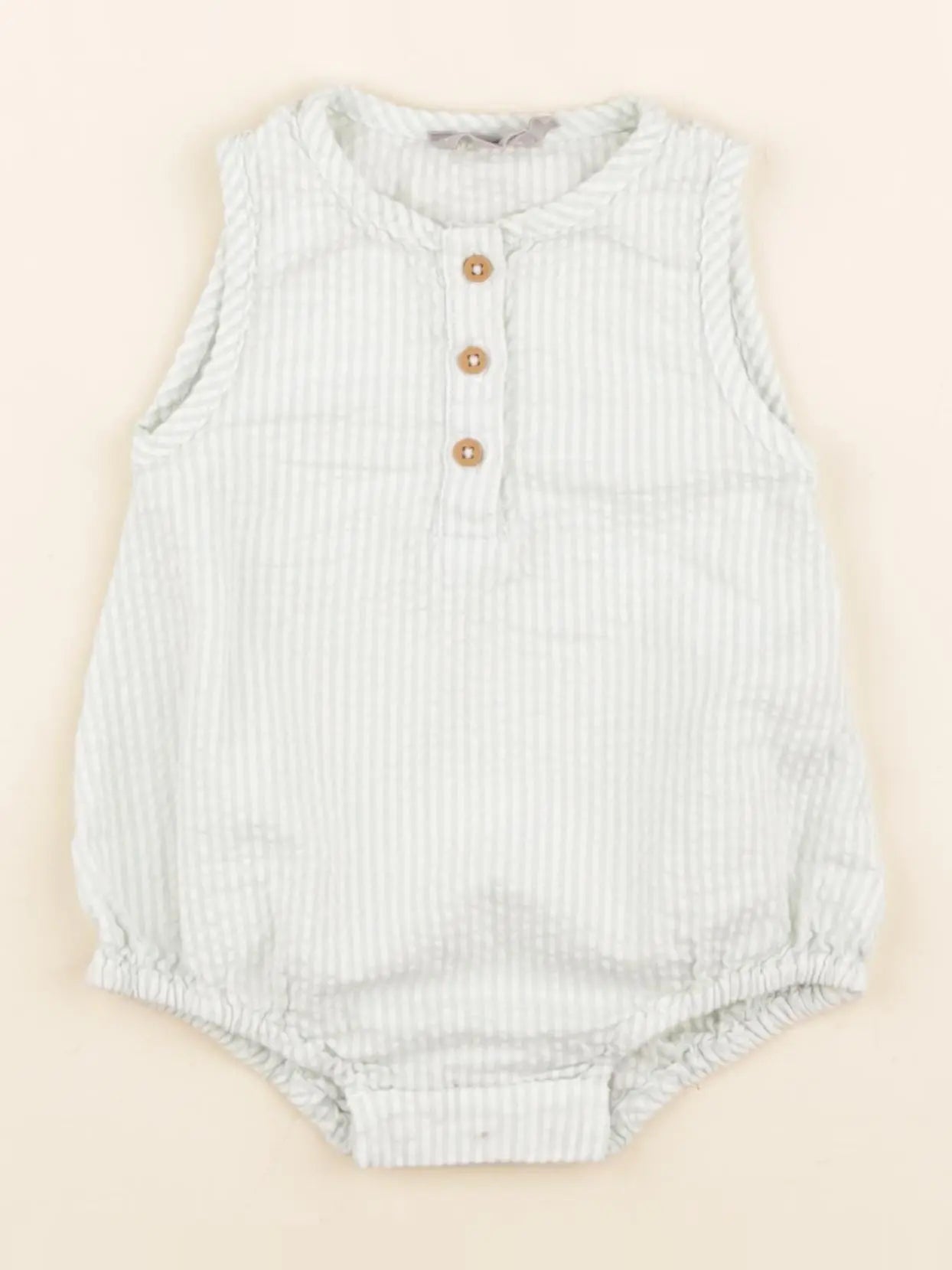 Boutchou - combinaison vert - 3 mois
