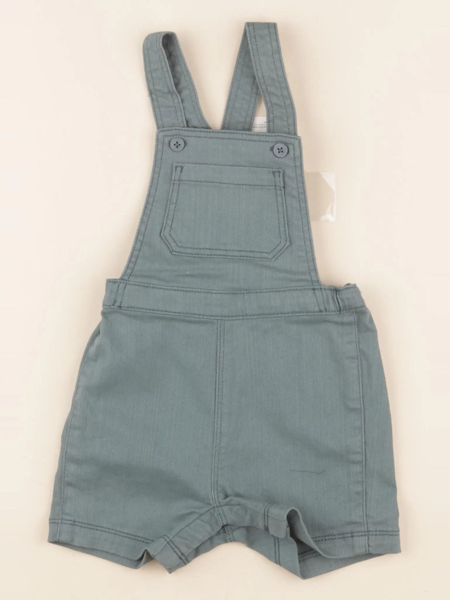 Petit Bateau - salopette vert - 12 mois