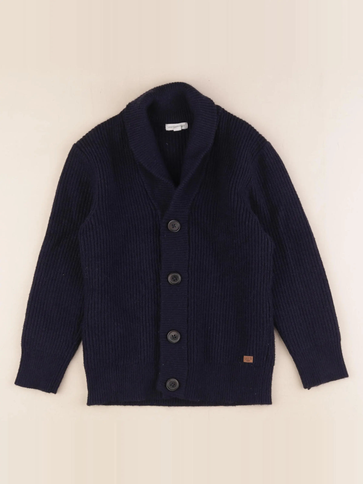 Vertbaudet - gilet bleu - 6 ans