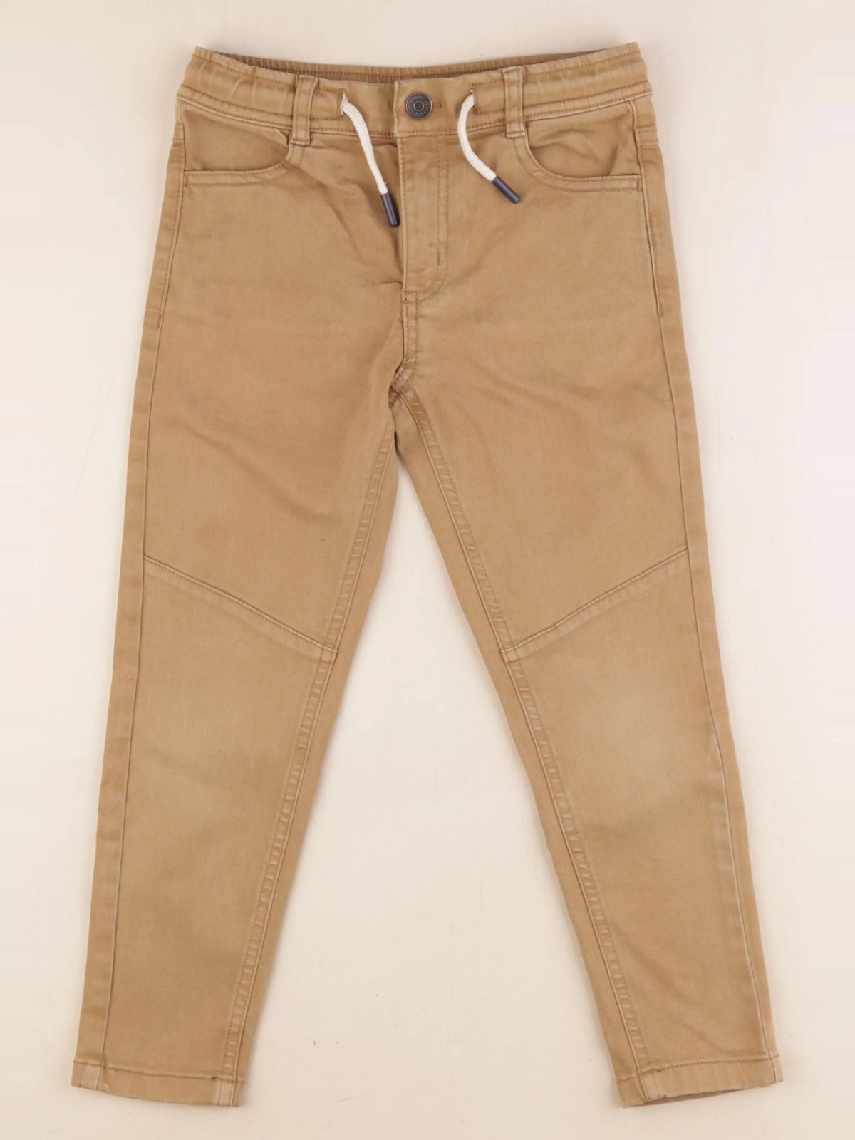 Vertbaudet - jean beige - 6 ans