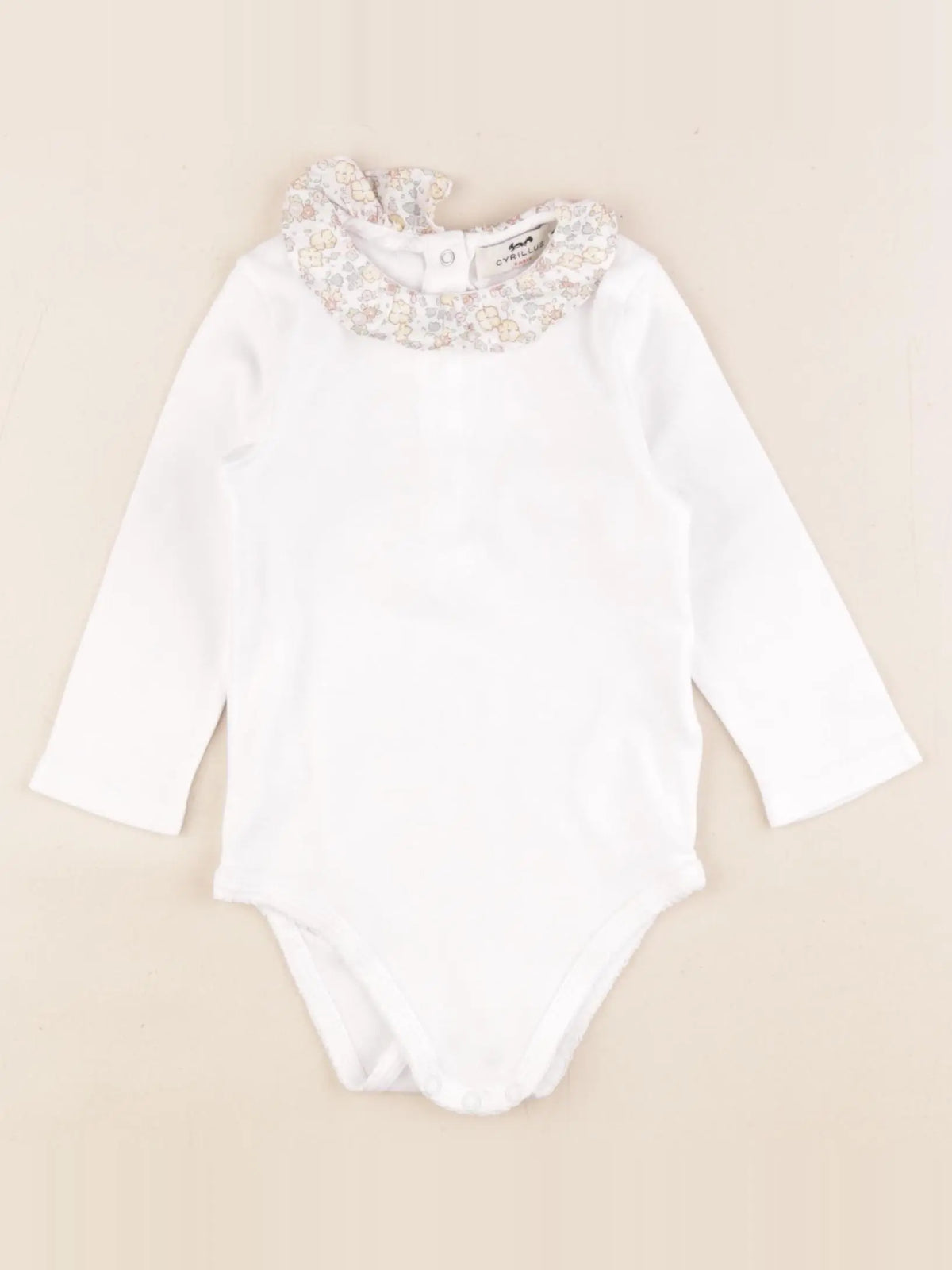 Cyrillus - body liberty blanc - 18 mois