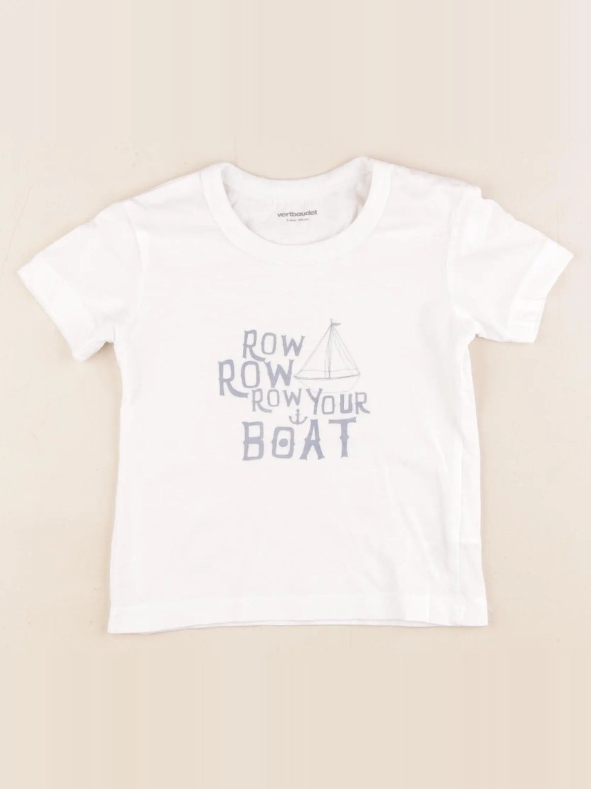 Vertbaudet - tee-shirt blanc - 3 ans