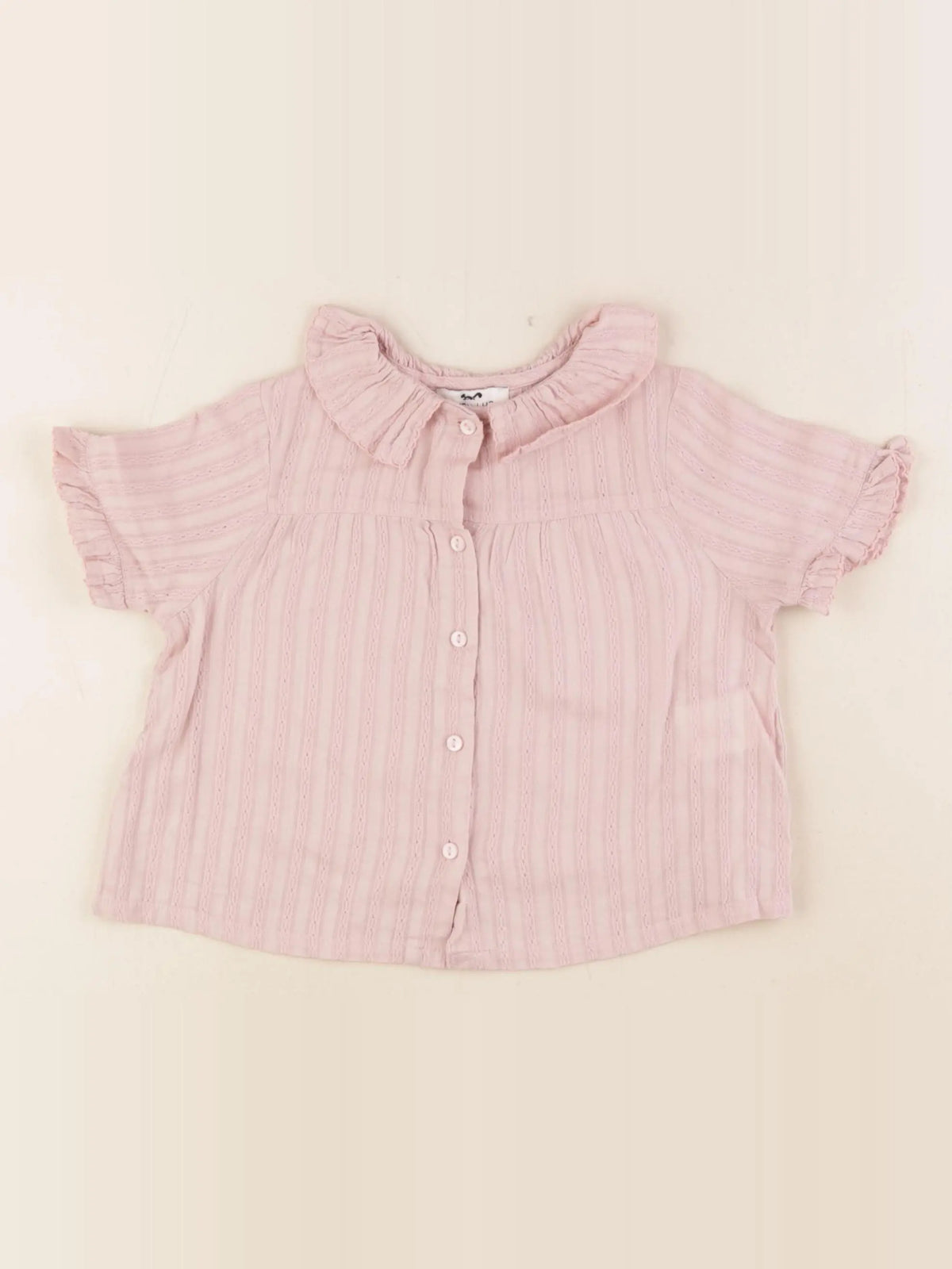 Cyrillus - blouse rose - 3 ans